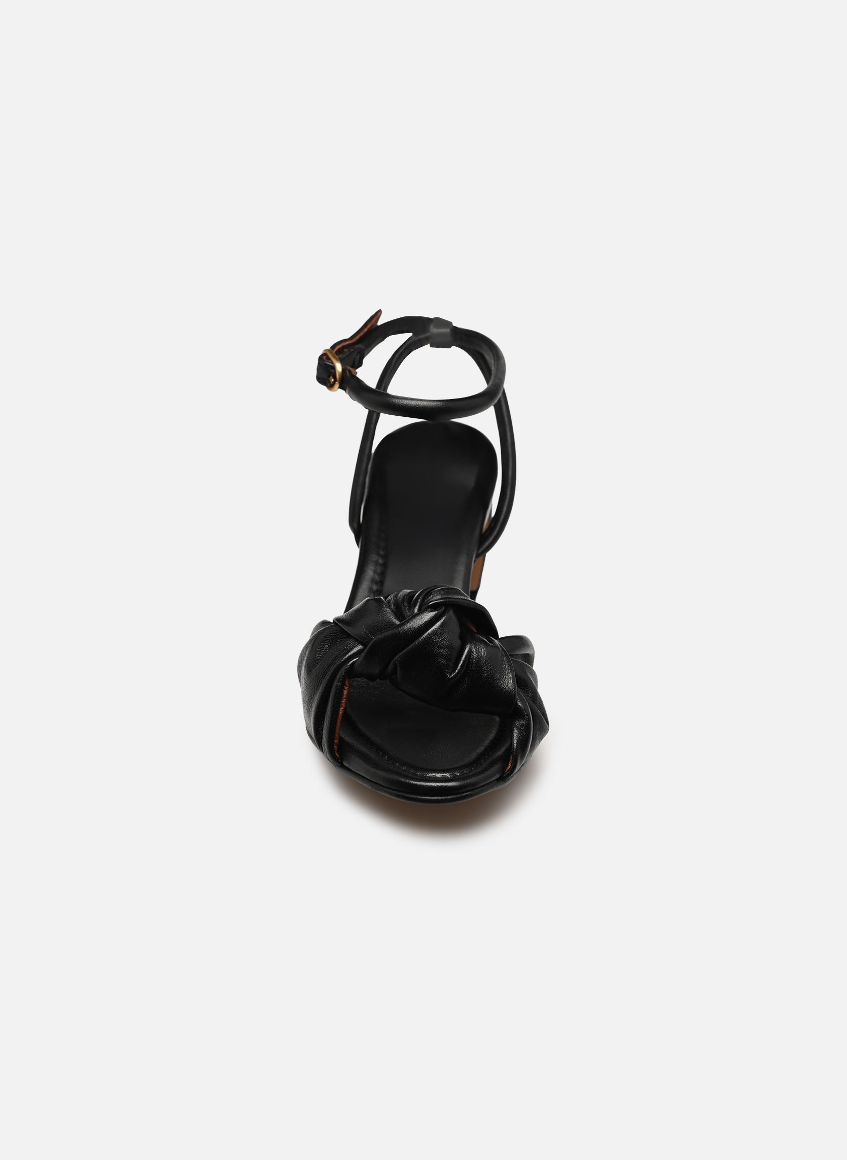 Sandales Curvey 50 femme noir Anonymous Copenhagen Sandales Curvey 50 femme noir SHINY LAMB BLACK