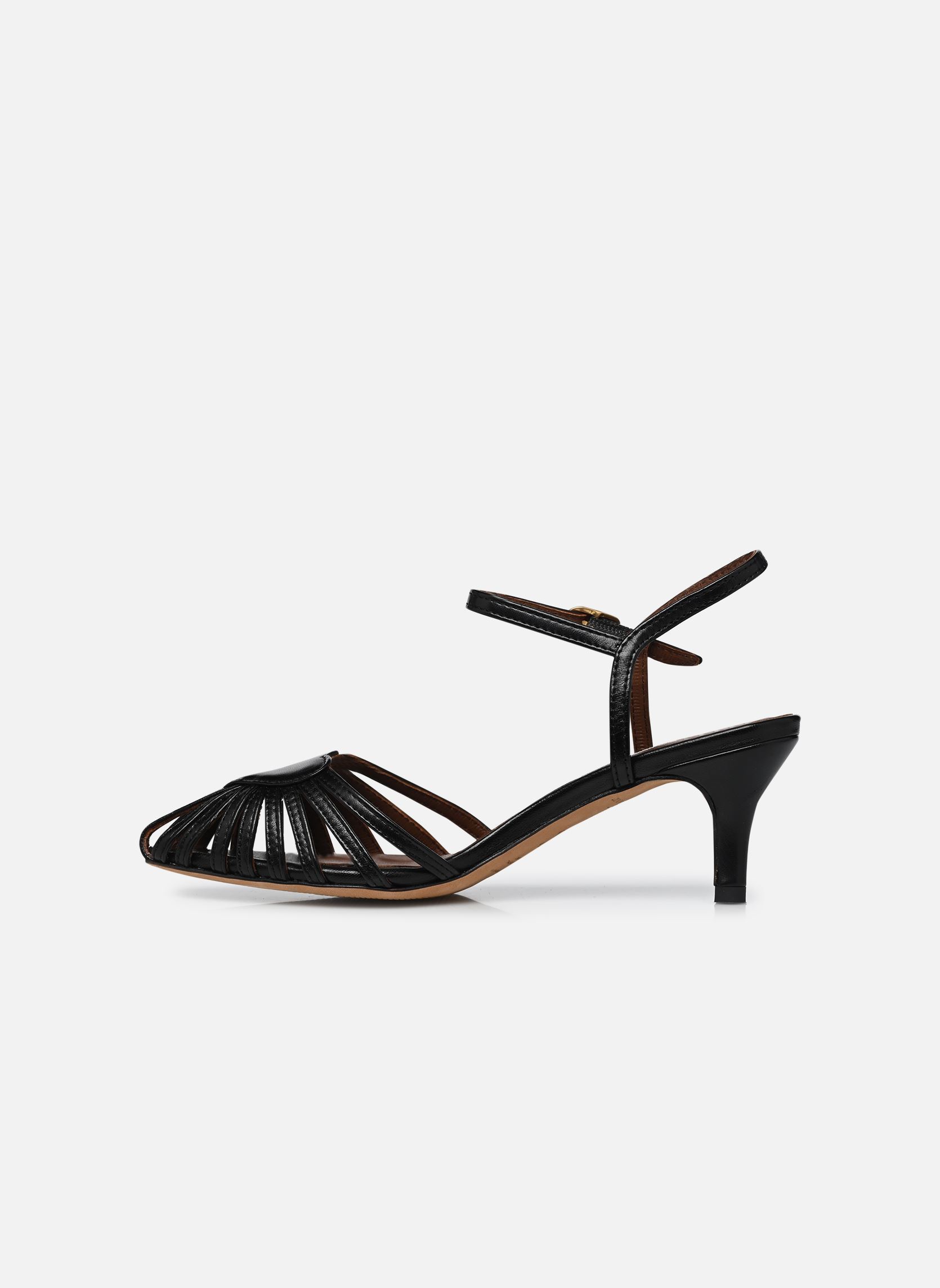 Sandales Keesha 55 femme noir Anonymous Copenhagen Sandales Keesha 55 femme noir SHINY LAMB BLACK