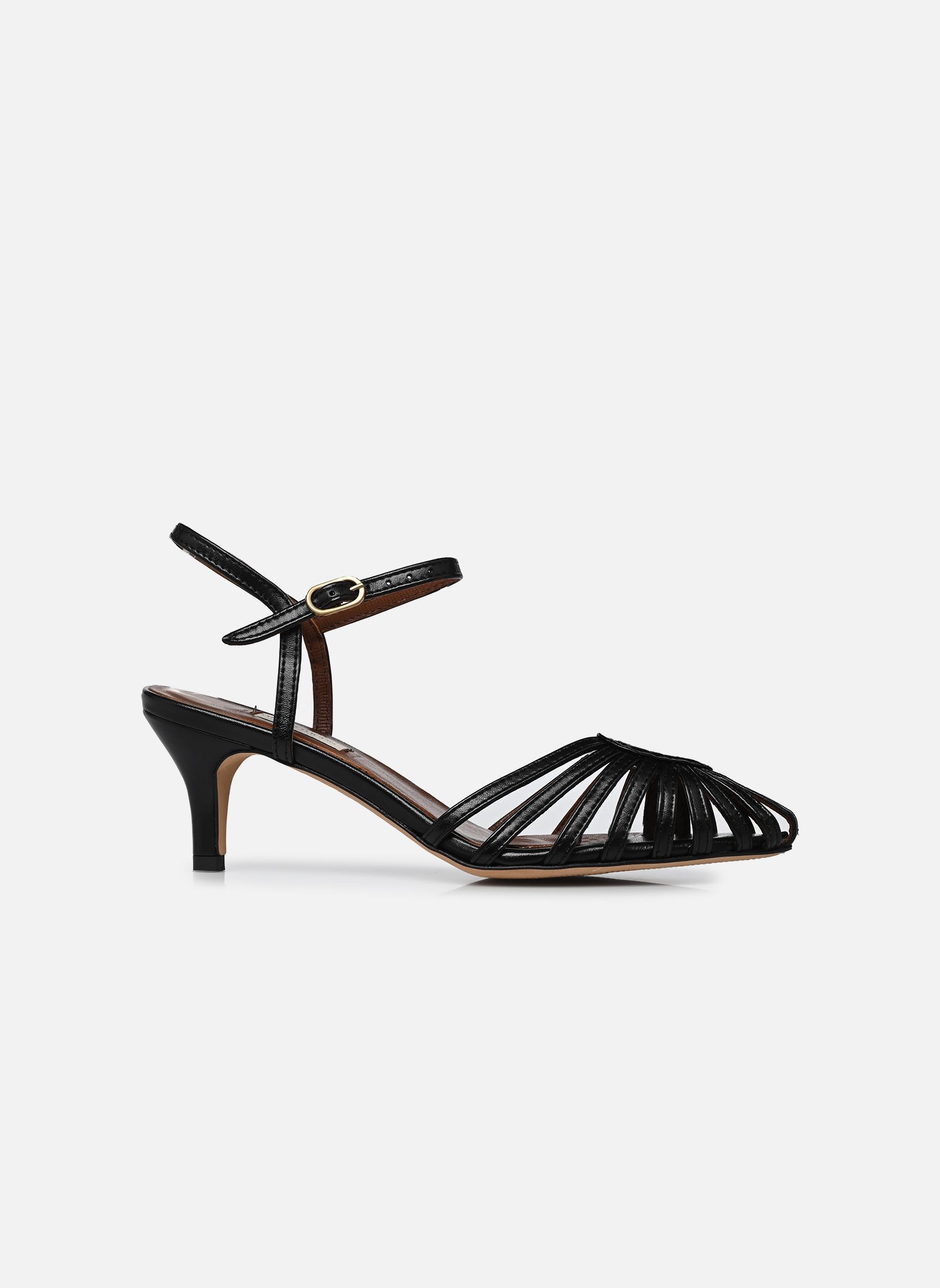 Sandales Keesha 55 femme noir Anonymous Copenhagen Sandales Keesha 55 femme noir SHINY LAMB BLACK