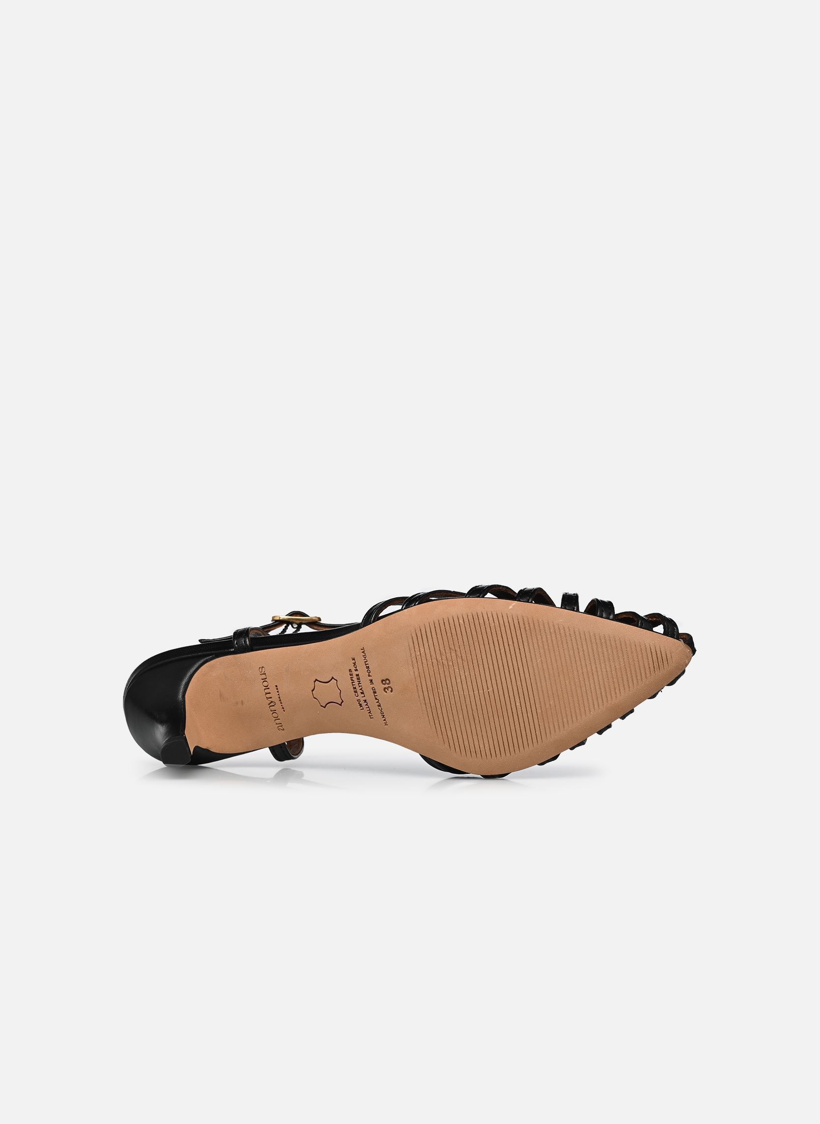 Sandales Keesha 55 femme noir Anonymous Copenhagen Sandales Keesha 55 femme noir SHINY LAMB BLACK