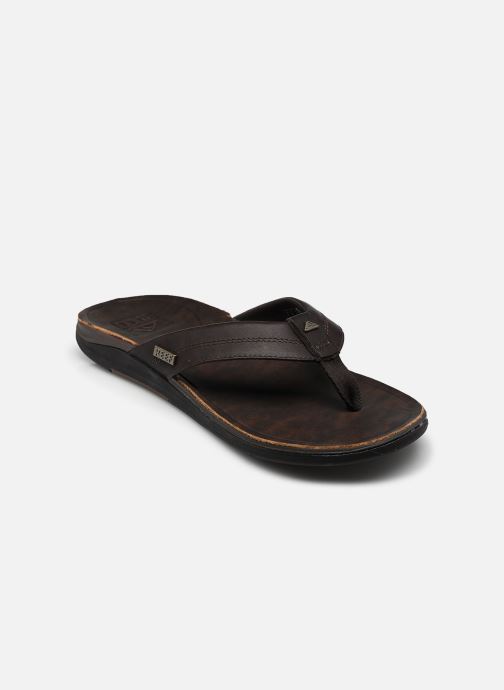 Reef Tongs Leather Offshore homme marron