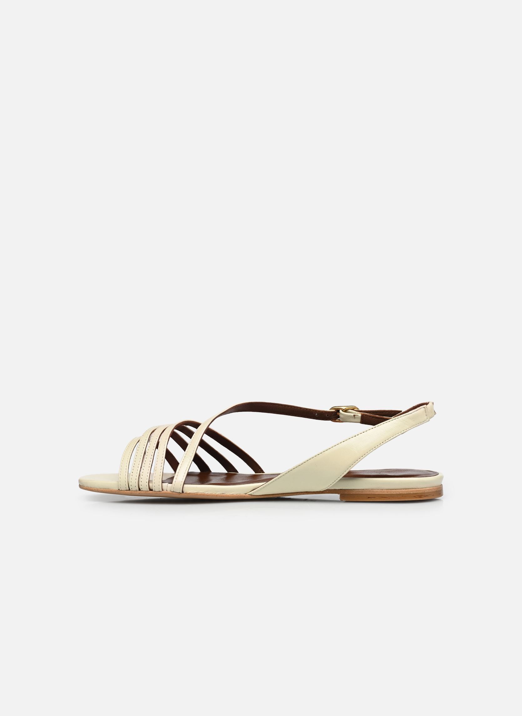 Sandales Naia 10 femme blanc Anonymous Copenhagen Sandales Naia 10 femme blanc SHINY LAMB WHITE SAND