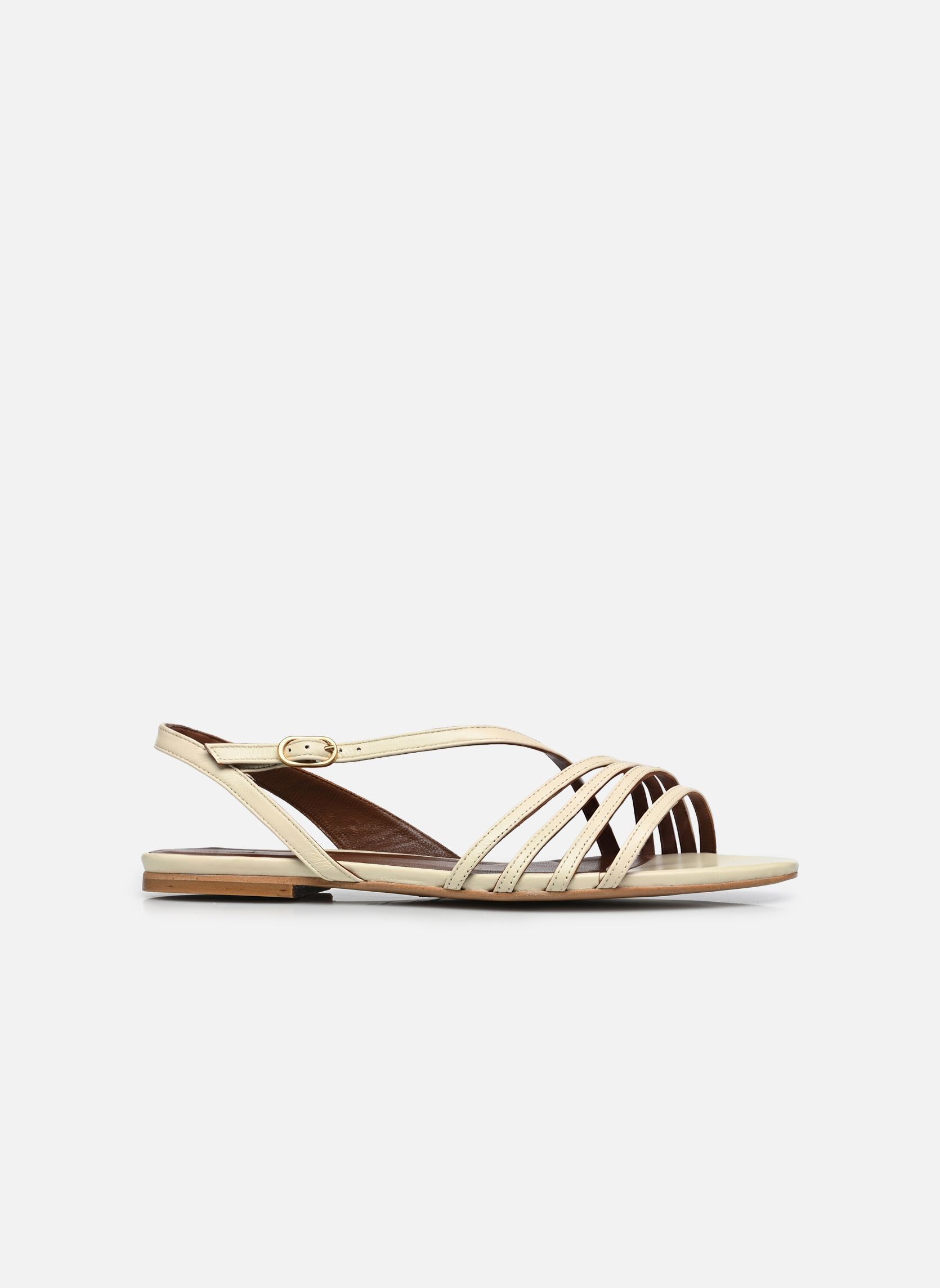 Sandales Naia 10 femme blanc Anonymous Copenhagen Sandales Naia 10 femme blanc SHINY LAMB WHITE SAND
