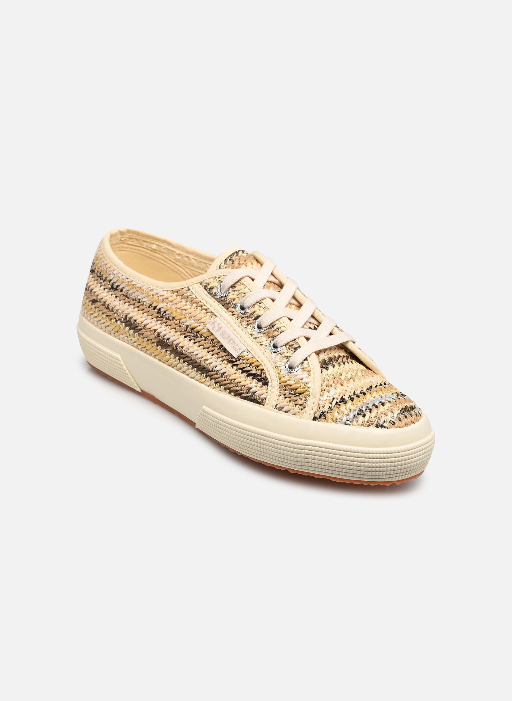 Baskets basses 2750 Raffia W femme multicolore Superga Baskets basses 2750 Raffia W femme multicolore BEIGE WEAVING