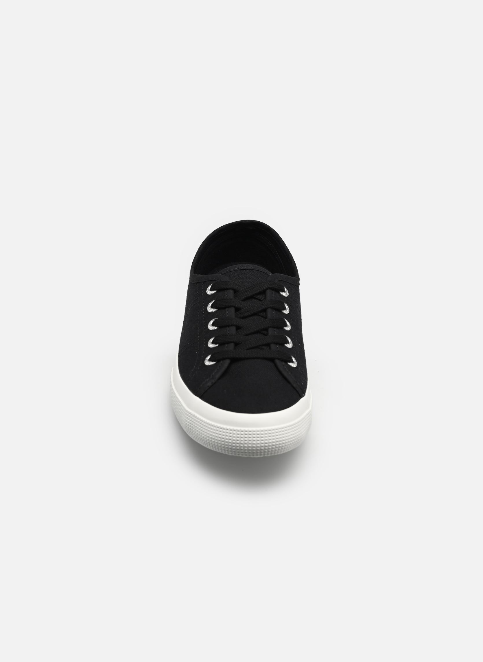 Leinen-Sneaker 3750 Leggera W damen schwarz Superga Leinen-Sneaker 3750 Leggera W damen schwarz BLACK-FWHITE