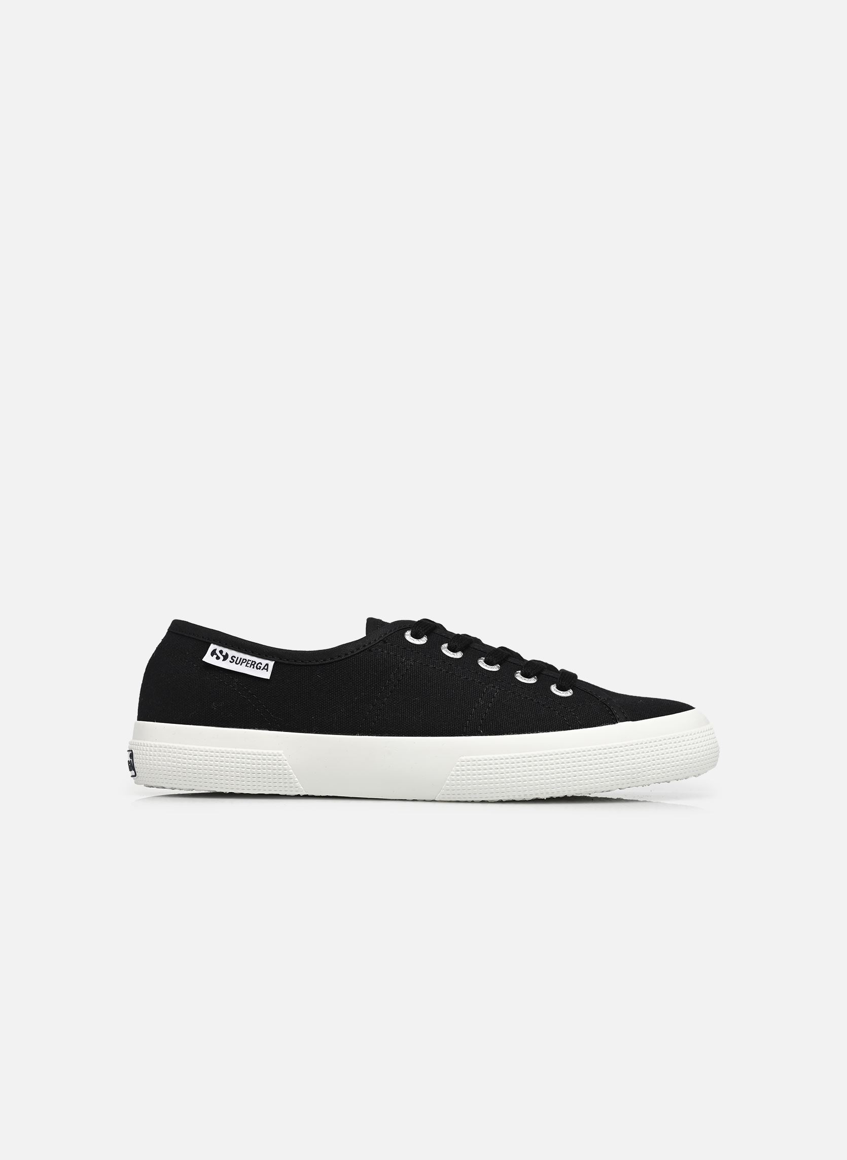 Leinen-Sneaker 3750 Leggera W damen schwarz Superga Leinen-Sneaker 3750 Leggera W damen schwarz BLACK-FWHITE