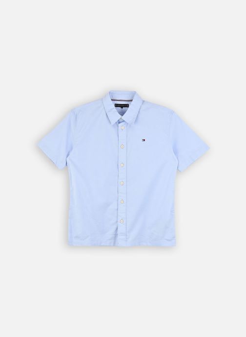 Tommy Hilfiger Kurzarm-Hemden Stretch Oxford Shirt KB0KB09554 jungen blau