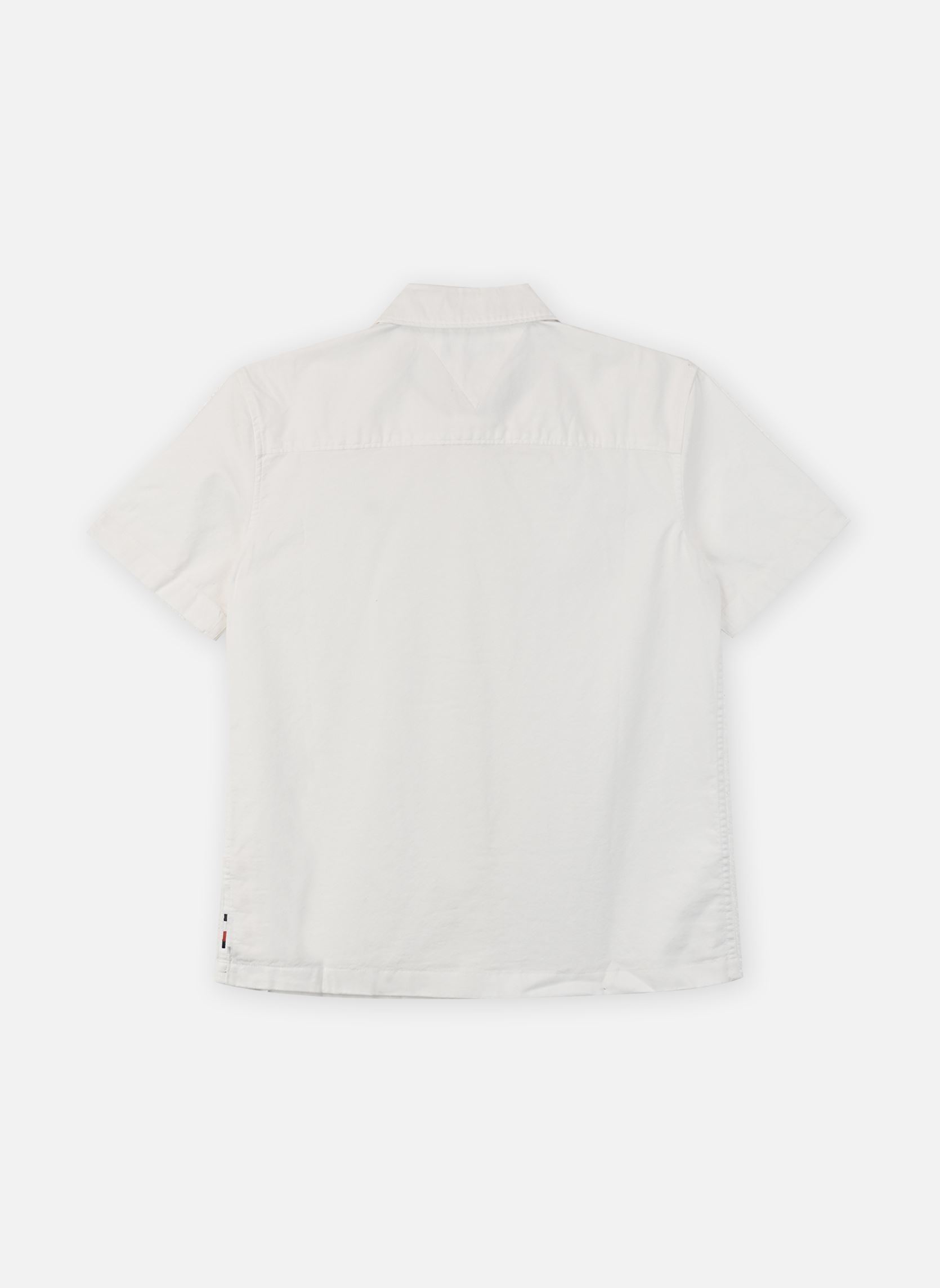 Chemises manches courtes Stretch Oxford Shirt KB0KB09554 garçon blanc Tommy Hilfiger Chemises manches courtes Stretch Oxford Shirt KB0KB09554 garçon blanc WHITE