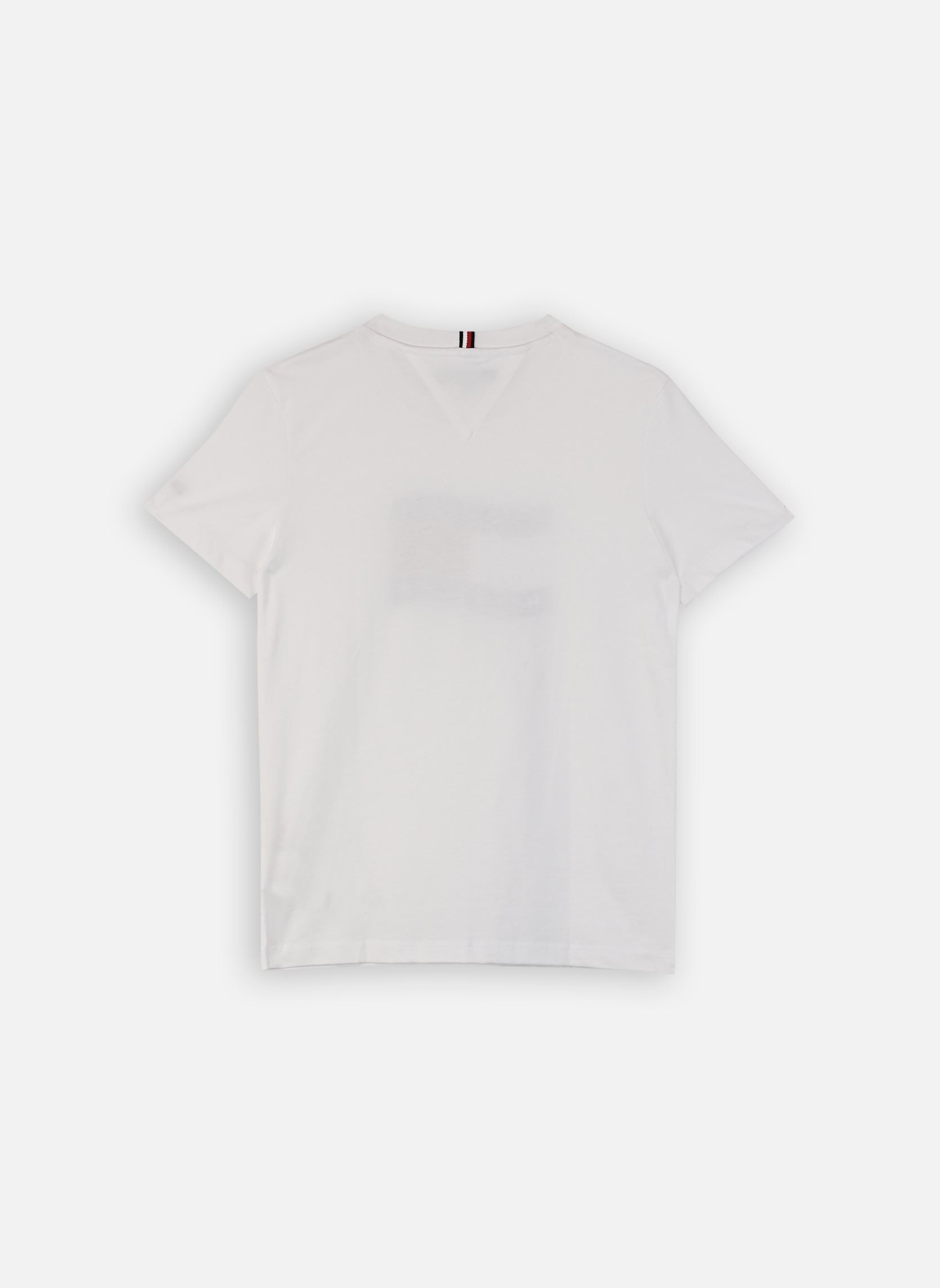 Kurzarm-T-Shirts Wavy Flag T-Shirt KB0KB10275 jungen weiß Tommy Hilfiger Kurzarm-T-Shirts Wavy Flag T-Shirt KB0KB10275 jungen weiß WHITE