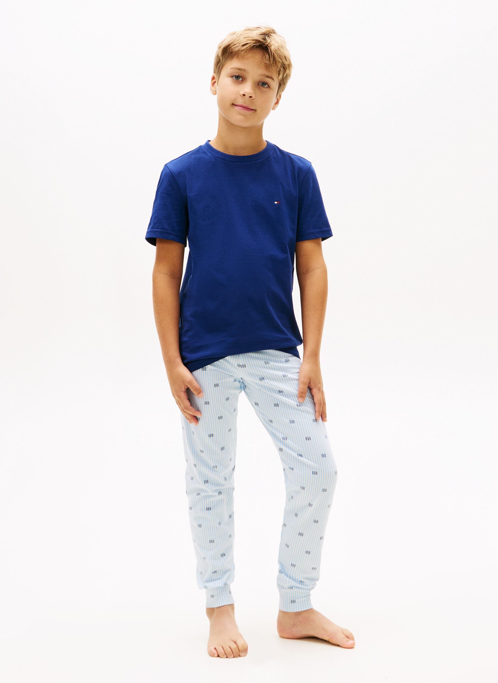 Tee-shirts manches courtes Lot De 2 T-Shirts En Coton Col Rond UB0U garçon bleu Tommy Hilfiger Tee-shirts manches courtes Lot De 2 T-Shirts En Coton Col Rond UB0U garçon bleu BRISK BLUE / PREPPY NAVY