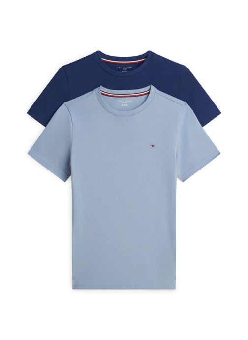 Tommy Hilfiger Kurzarm-T-Shirts Lot De 2 T-Shirts En Coton Col Rond UB0U jungen blau