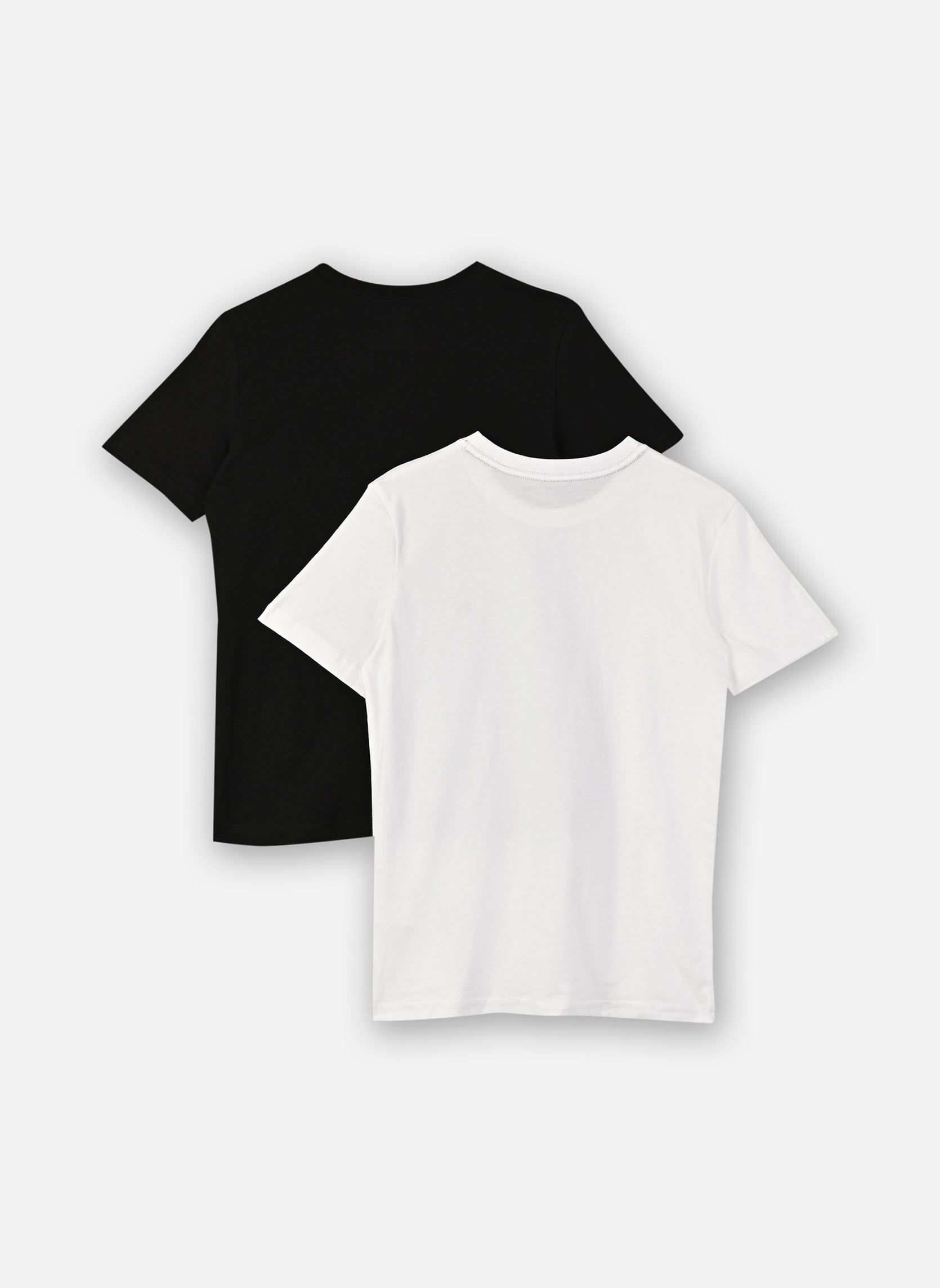 Tee-shirts manches courtes Lot De 2 T-Shirts En Coton Col Rond UB0U garçon noir Tommy Hilfiger Tee-shirts manches courtes Lot De 2 T-Shirts En Coton Col Rond UB0U garçon noir BLACK / WHITE