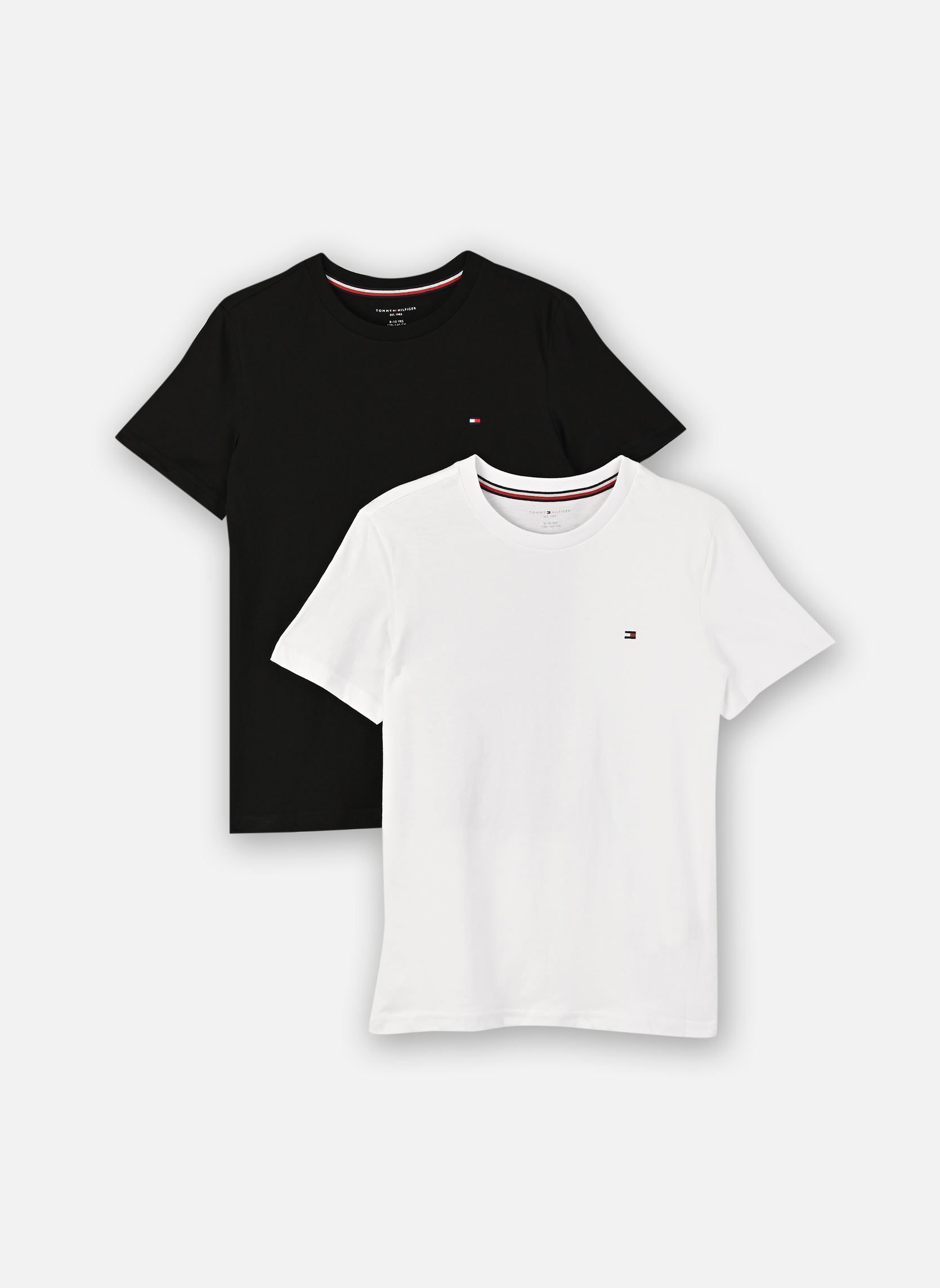 Vêtements Tommy Hilfiger Lot De 2 T Shirts En Coton Col Rond UB0UB00310 pour Enfant