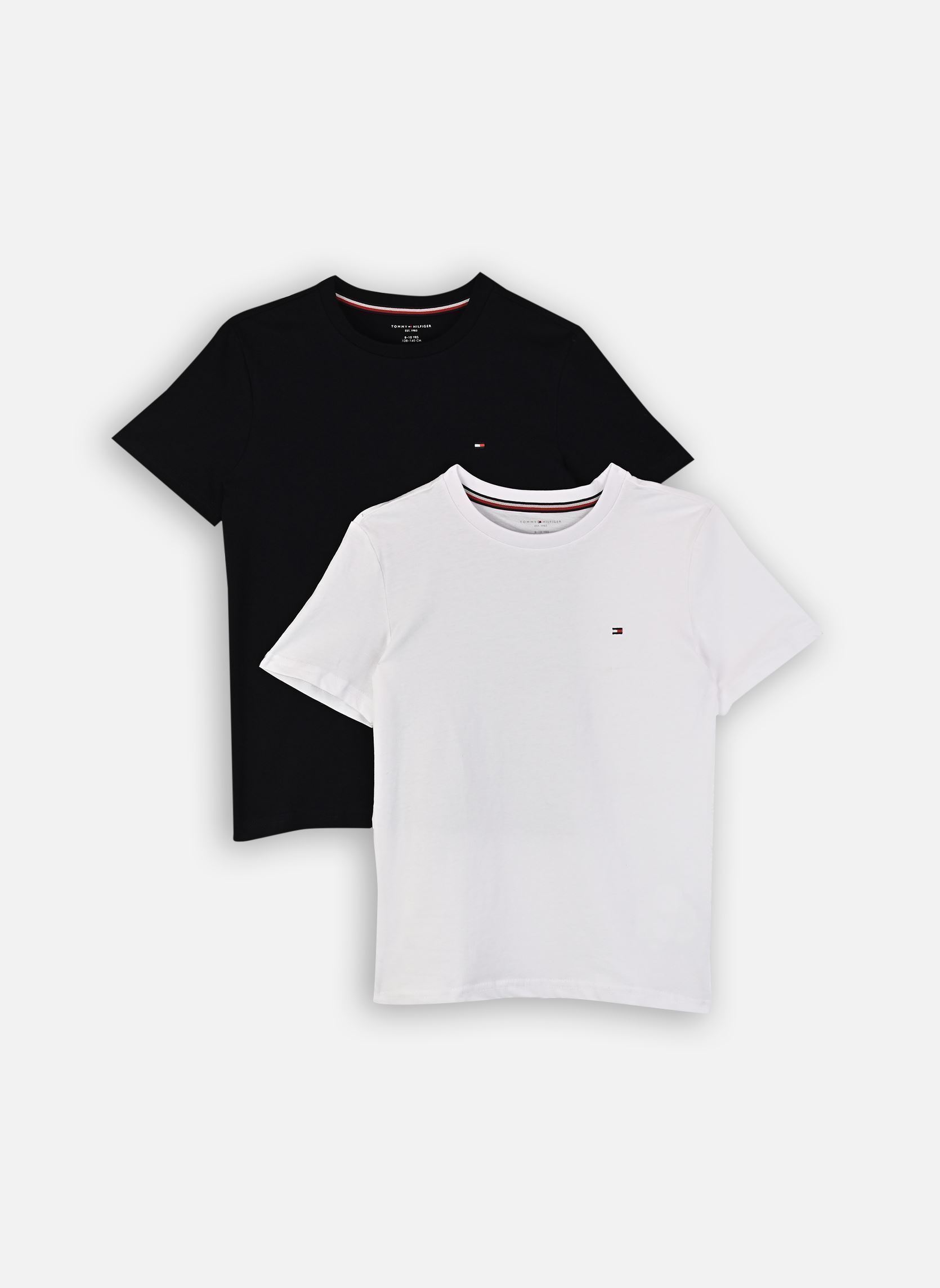 Kurzarm-T-Shirts Lot de 2 T-shirts en coton UB0UB00310 jungen blau Tommy Hilfiger Kurzarm-T-Shirts Lot de 2 T-shirts en coton UB0UB00310 jungen blau DESERT SKY/WHITE