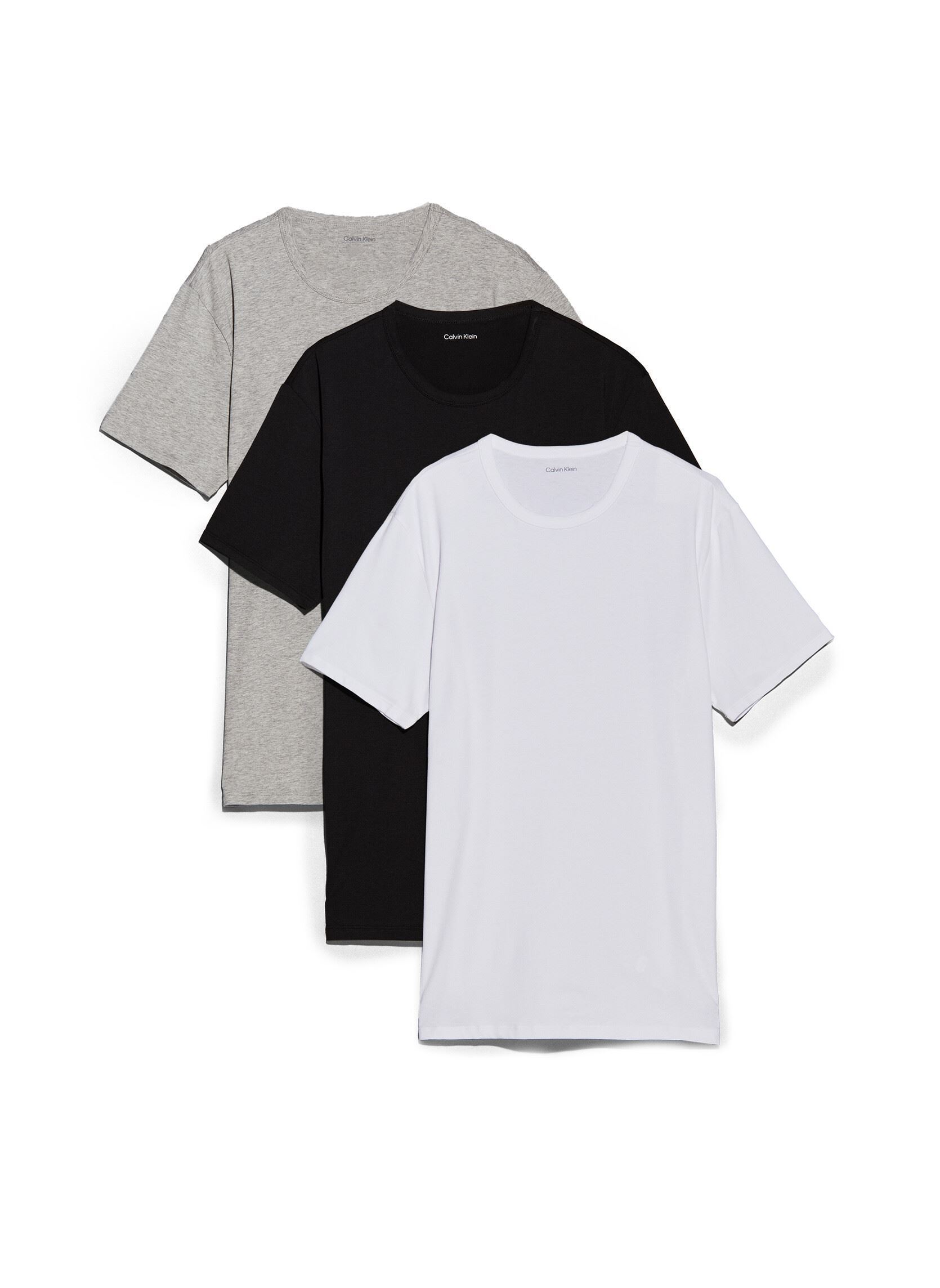 Tee-shirts manches courtes Lot de 3 t-shirts avec col en V LV00NB41 homme noir Calvin Klein Tee-shirts manches courtes Lot de 3 t-shirts avec col en V LV00NB41 homme noir BLACK/GREY HEATHER/WHITE
