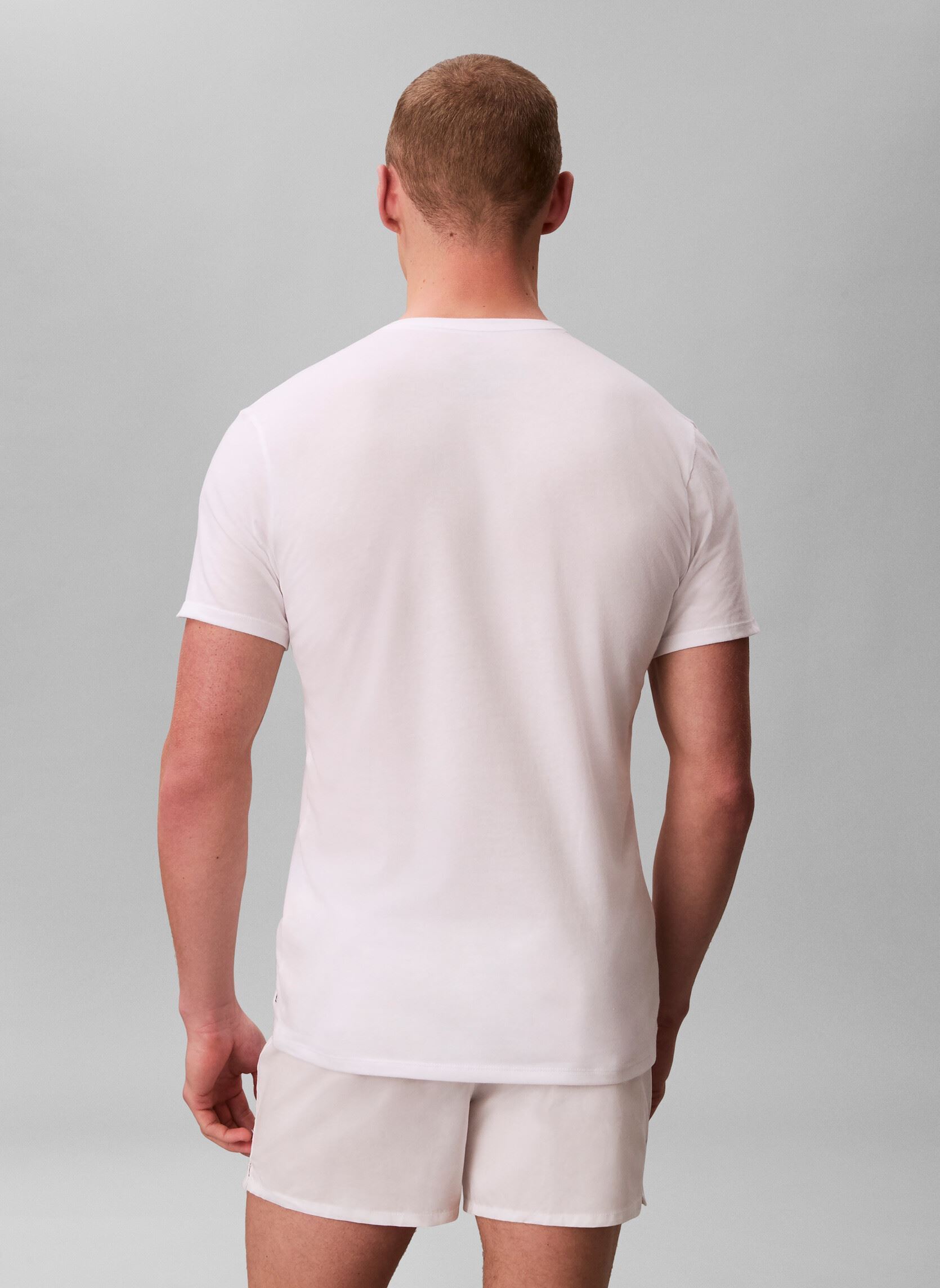 Tee-shirts manches courtes Lot de 3 t-shirts avec col en V LV00NB41 homme noir Calvin Klein Tee-shirts manches courtes Lot de 3 t-shirts avec col en V LV00NB41 homme noir BLACK/GREY HEATHER/WHITE
