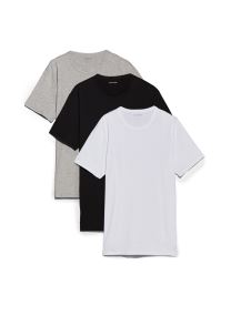 Tee-shirts manches courtes Lot de 3 t-shirts avec col en V LV00NB41 homme noir Calvin Klein Tee-shirts manches courtes Lot de 3 t-shirts avec col en V LV00NB41 homme noir BLACK/GREY HEATHER/WHITE