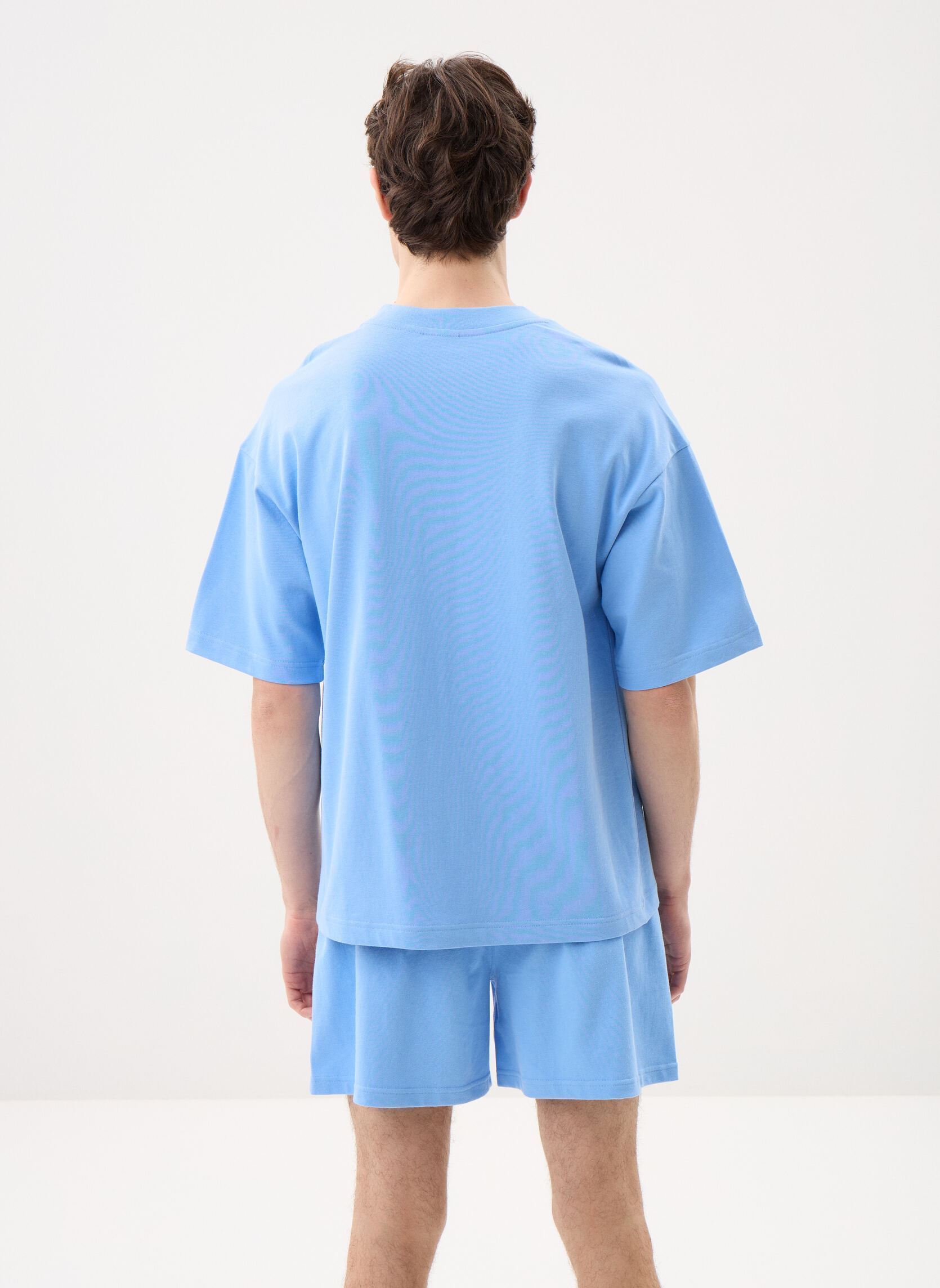 Lange Unterhosen Ss Tee Short Set LV00NM2949 herren blau Calvin Klein Lange Unterhosen Ss Tee Short Set LV00NM2949 herren blau BLUE DESCENT