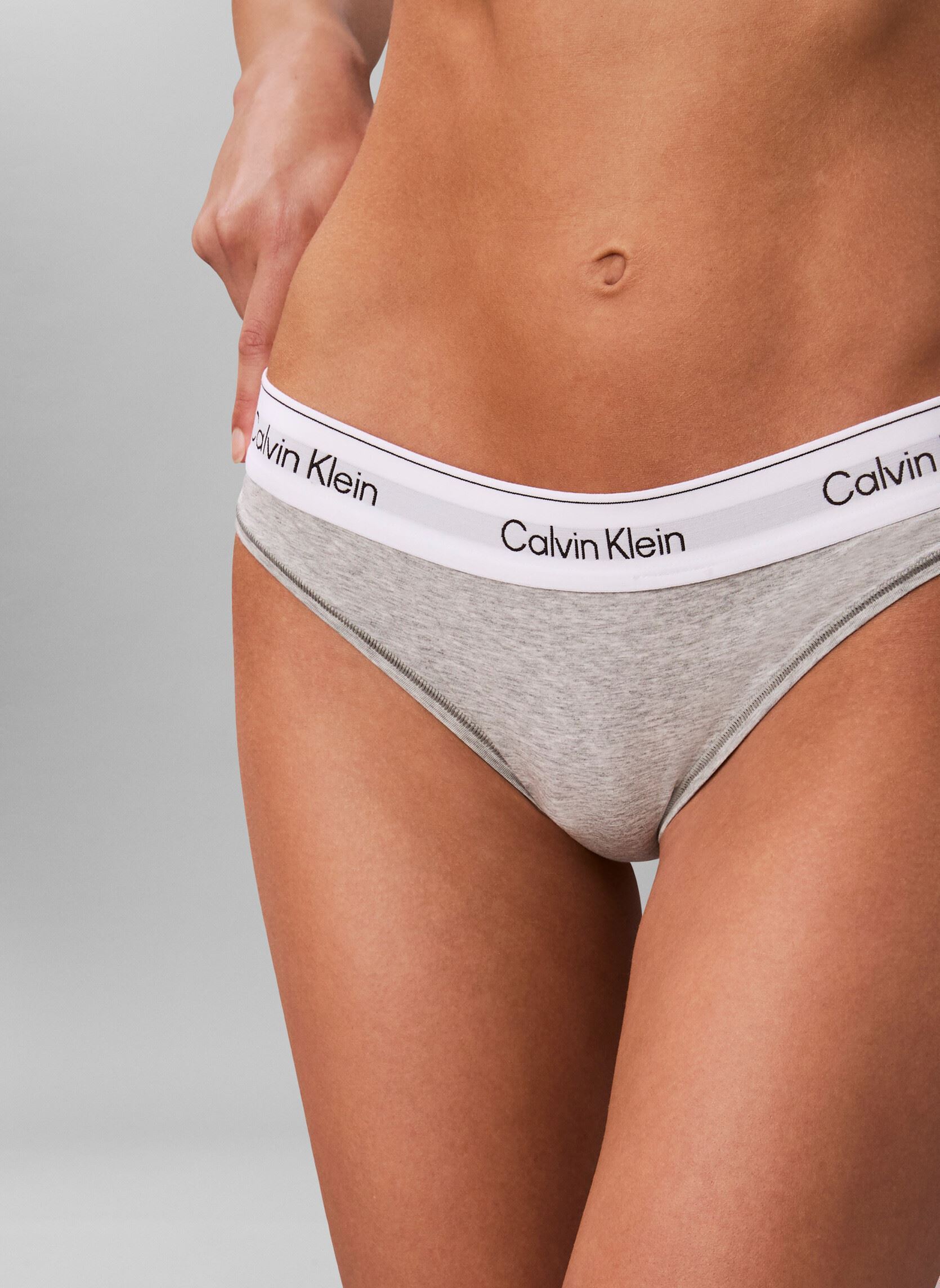 Boyshorts Thong LV00QF8518 dames grijs Calvin Klein Boyshorts Thong LV00QF8518 dames grijs GREY HEATHER
