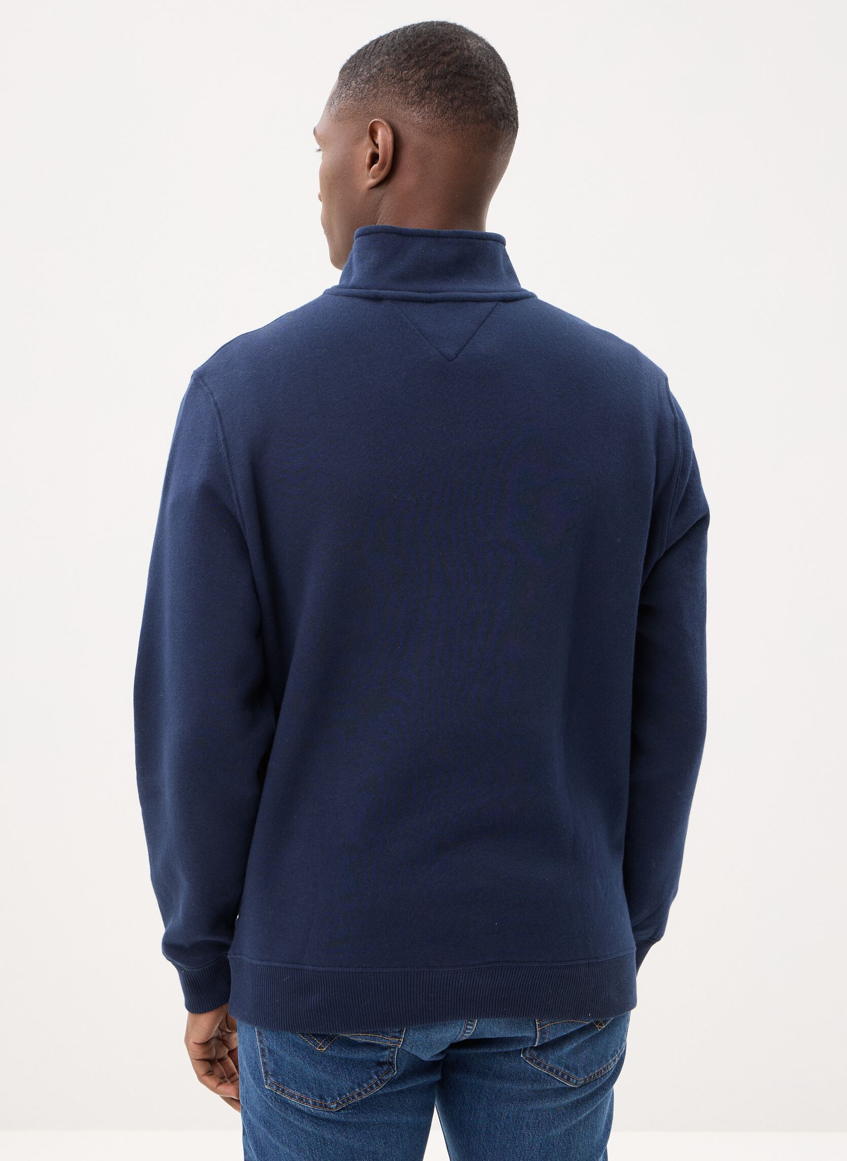 Sweaters met rits Tjm Reg Fleece Qz Mo heren blauw Tommy Jeans Sweaters met rits Tjm Reg Fleece Qz Mo heren blauw DARK NIGHT NAVY