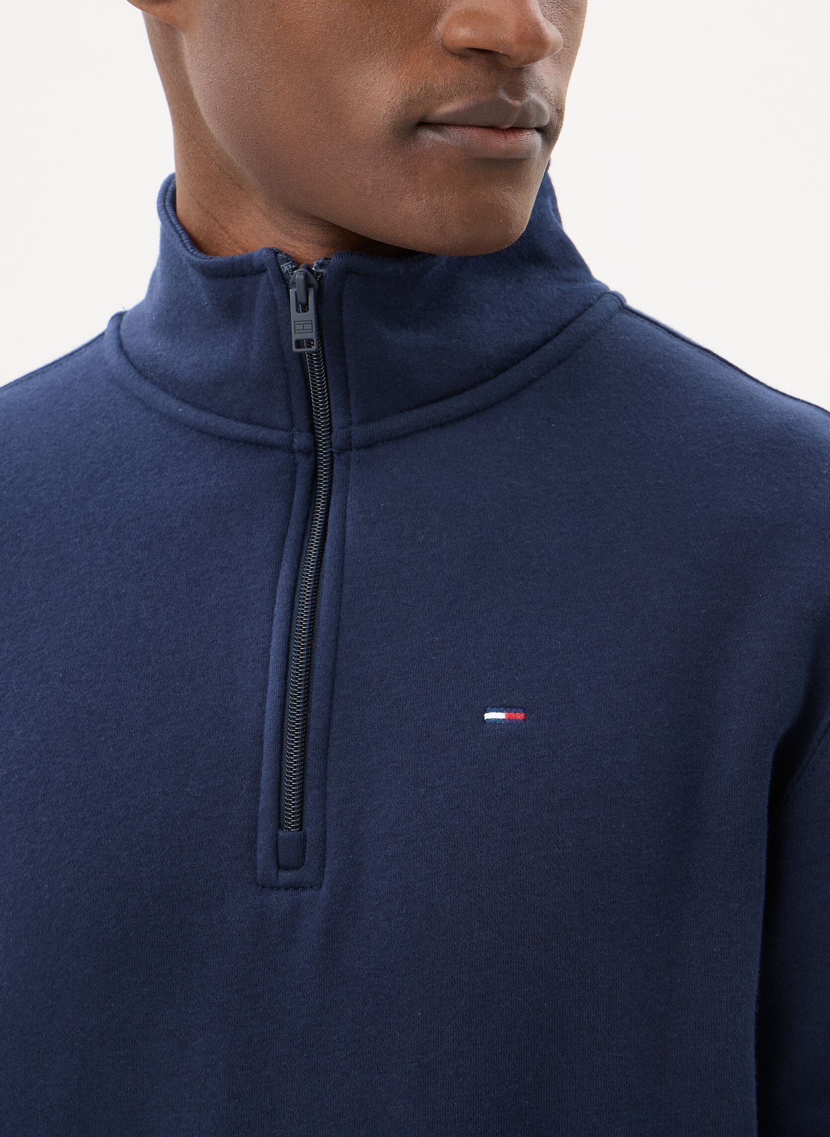 Sweaters met rits Tjm Reg Fleece Qz Mo heren blauw Tommy Jeans Sweaters met rits Tjm Reg Fleece Qz Mo heren blauw DARK NIGHT NAVY