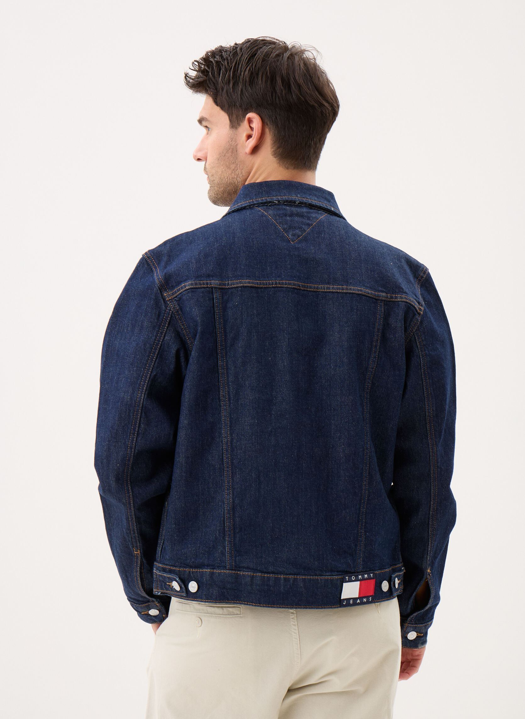 Vestes en jean Ryan Rglr Trckr Jck DM0DM22984 homme bleu Tommy Jeans Vestes en jean Ryan Rglr Trckr Jck DM0DM22984 homme bleu DENIM DARK