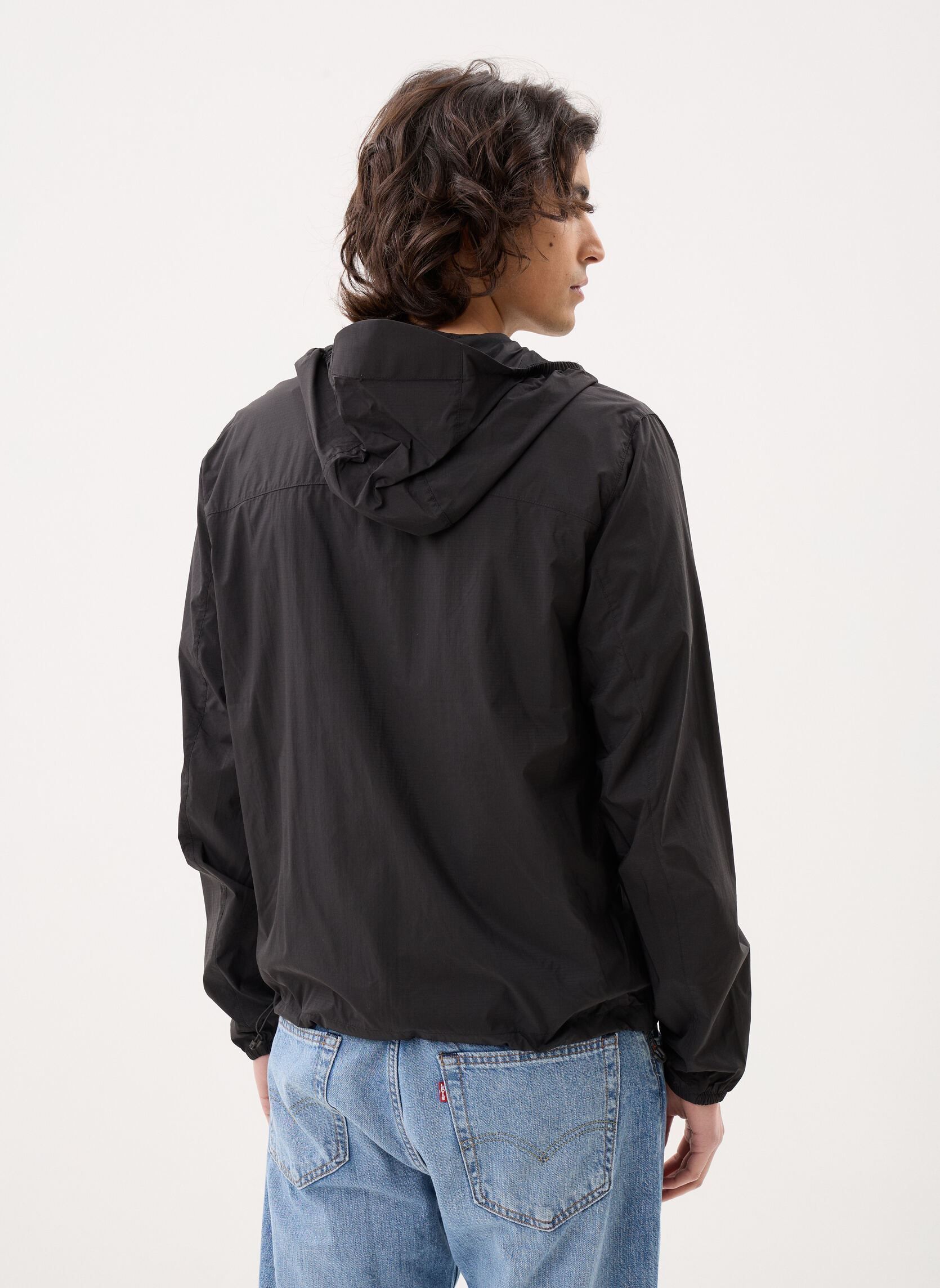 Windjacks Tjm Outdoor Shell Ja DM0DM23112 heren zwart Tommy Jeans Windjacks Tjm Outdoor Shell Ja DM0DM23112 heren zwart BLACK
