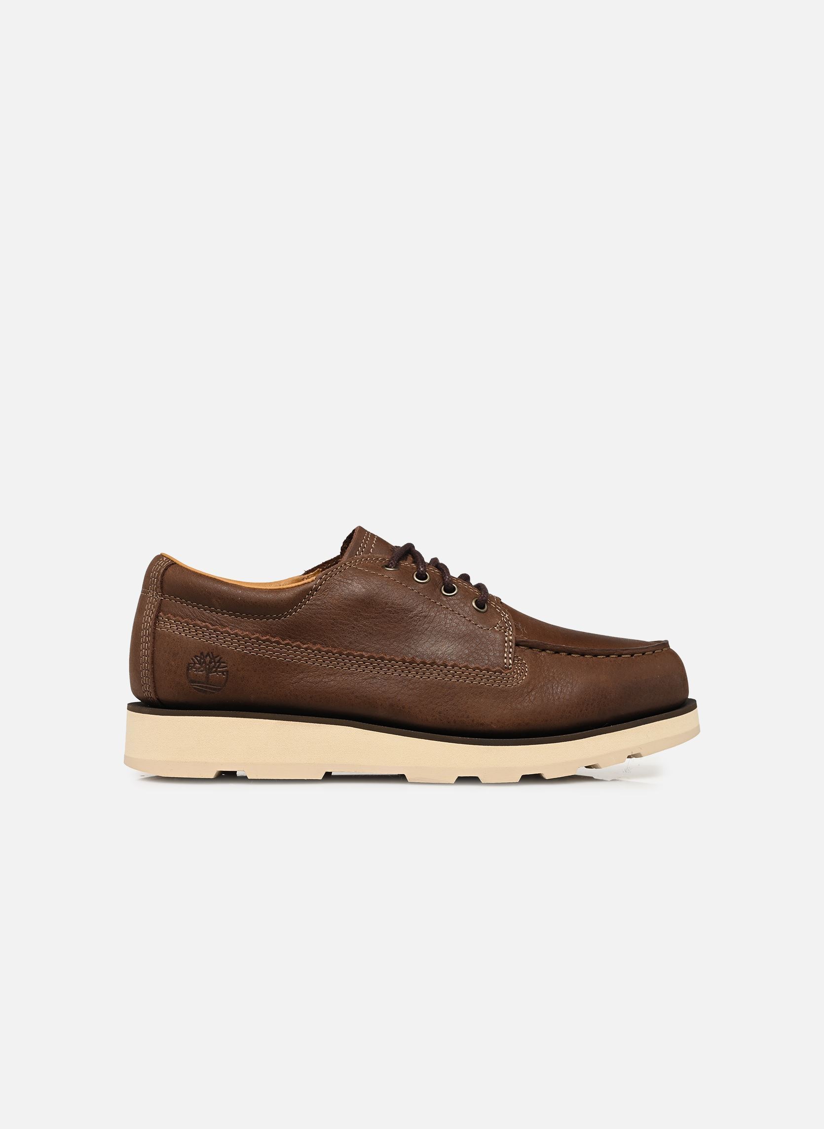 Derby schoenen BRITTON MILLS LACE UP heren bruin Timberland Derby schoenen BRITTON MILLS LACE UP heren bruin DARK BROWN FULL GRAIN