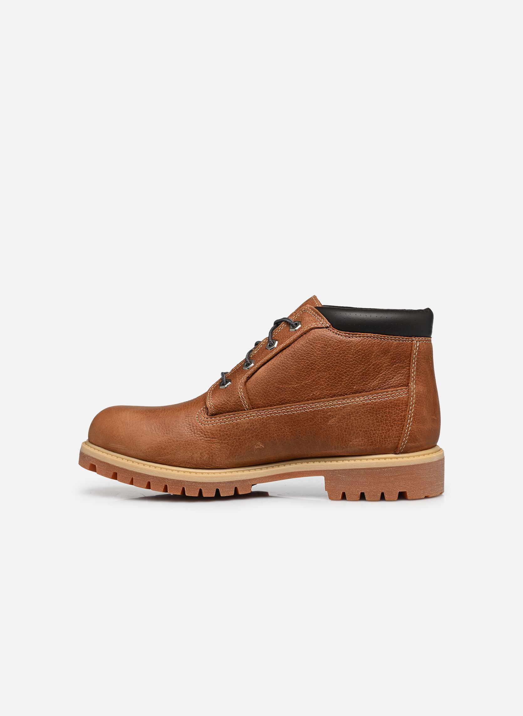 Geschnürte Stiefeletten PREMIUM CHUKKA WB herren braun Timberland Geschnürte Stiefeletten PREMIUM CHUKKA WB herren braun RUST FULL GRAIN W DK GRAY