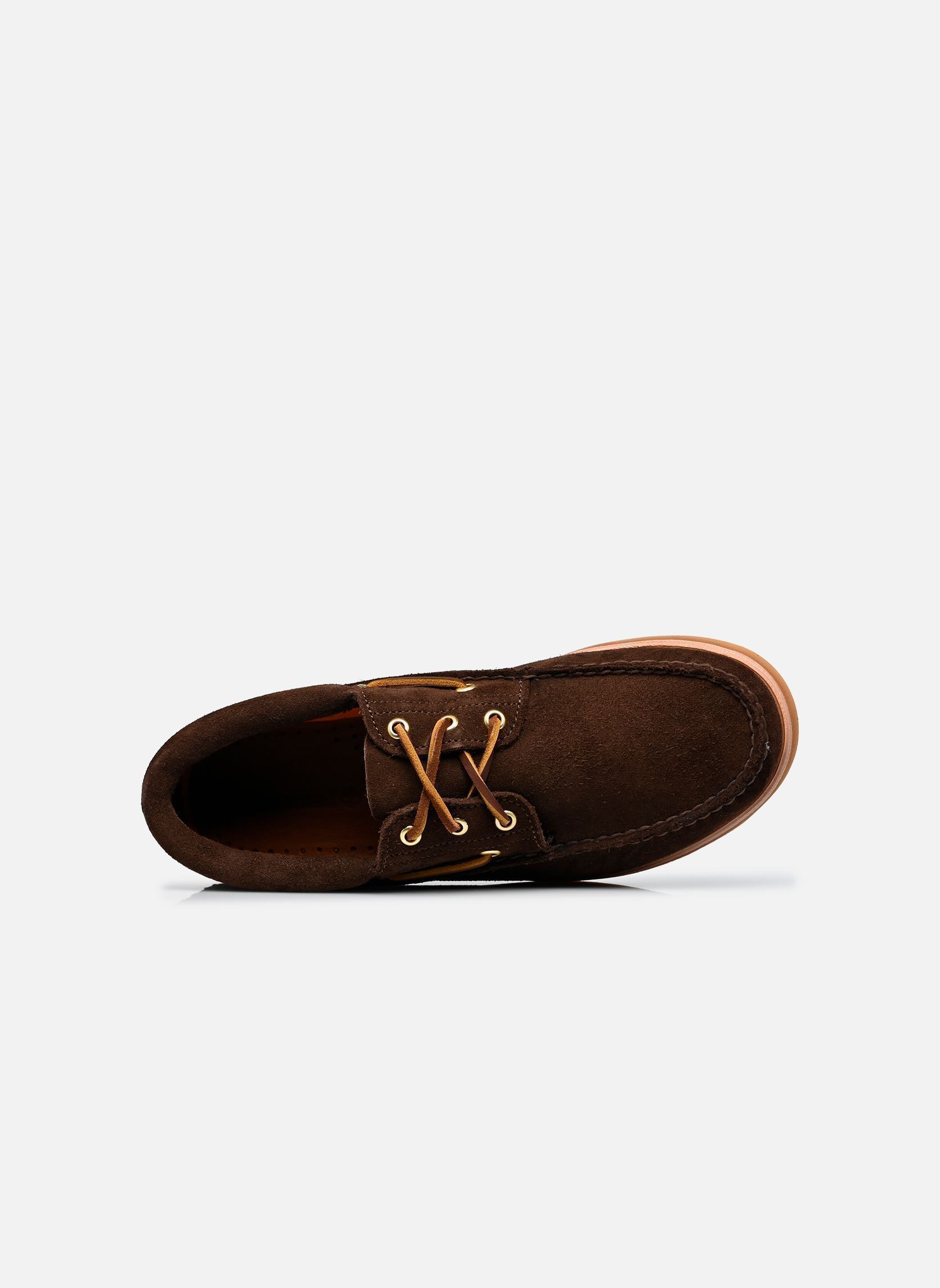 Stadsschoenen CRAFTED BOAT heren bruin Timberland Stadsschoenen CRAFTED BOAT heren bruin DARK BROWN SUEDE