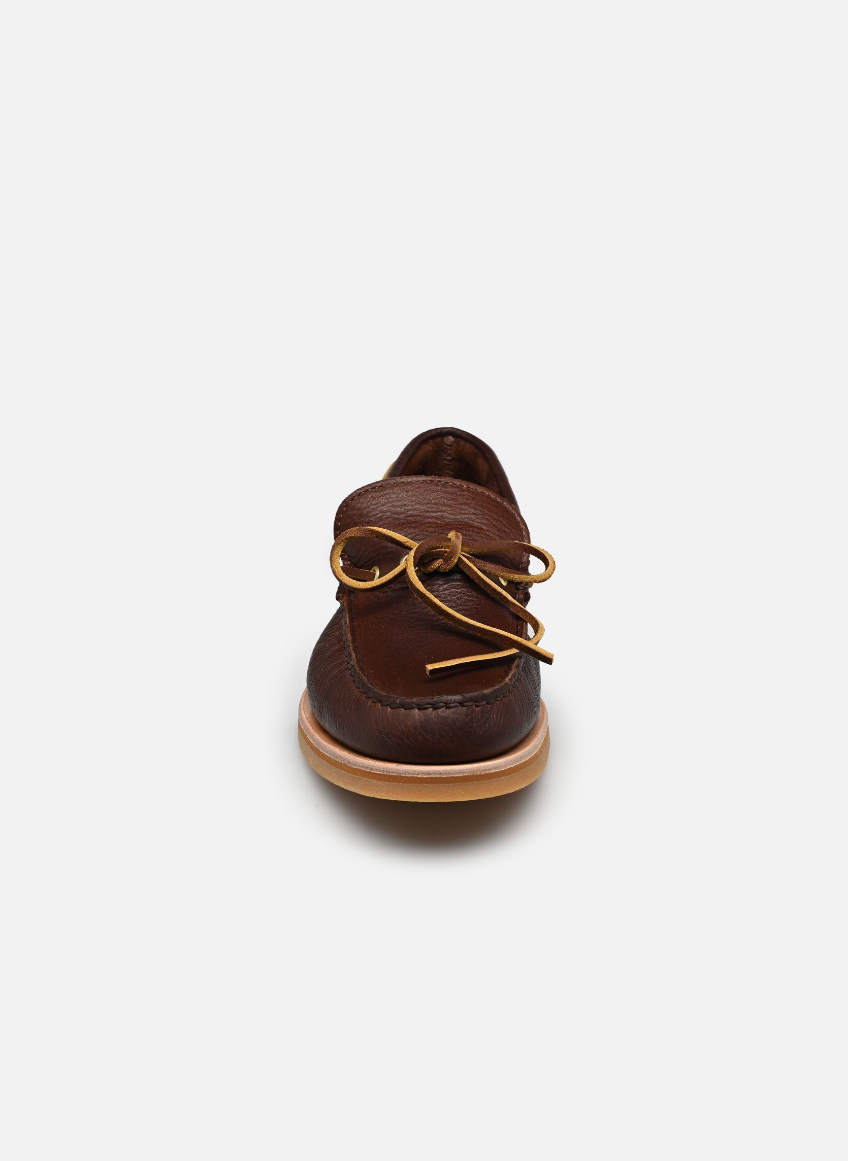 Schnürschuhe CRAFTED BOAT herren braun Timberland Schnürschuhe CRAFTED BOAT herren braun DARK BROWN FULL GRAIN 2