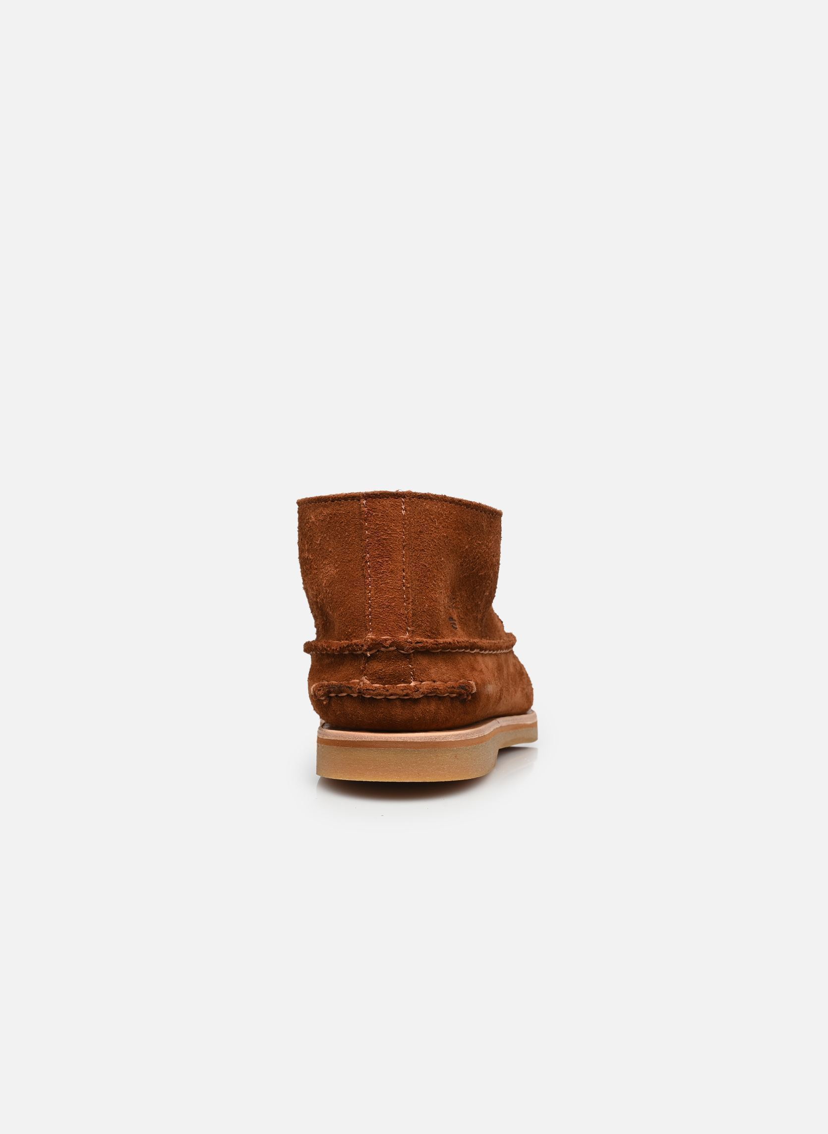 Bottines à lacets CRAFTED BOAT MID LACE homme marron Timberland Bottines à lacets CRAFTED BOAT MID LACE homme marron MEDIUM BROWN SUEDE
