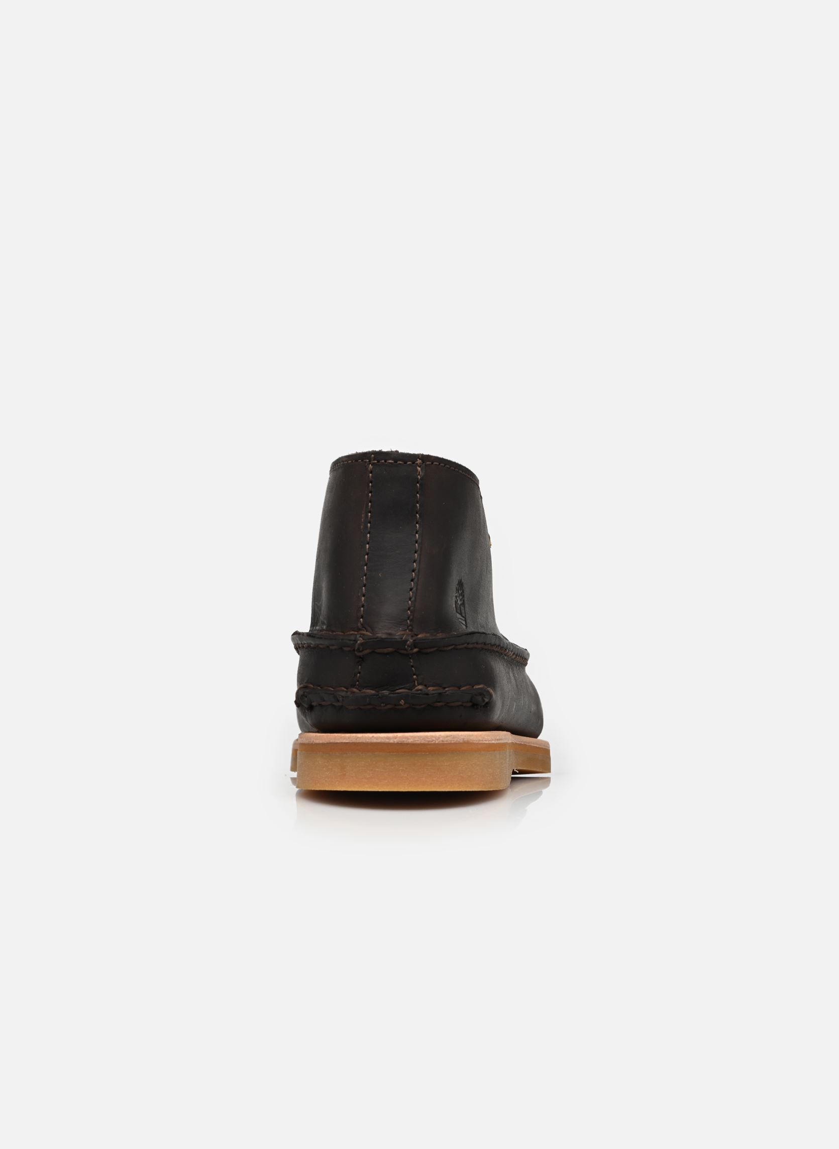 Veterlaarsjes CRAFTED BOAT MID LACE heren bruin Timberland Veterlaarsjes CRAFTED BOAT MID LACE heren bruin DARK BROWN FULL GRAIN