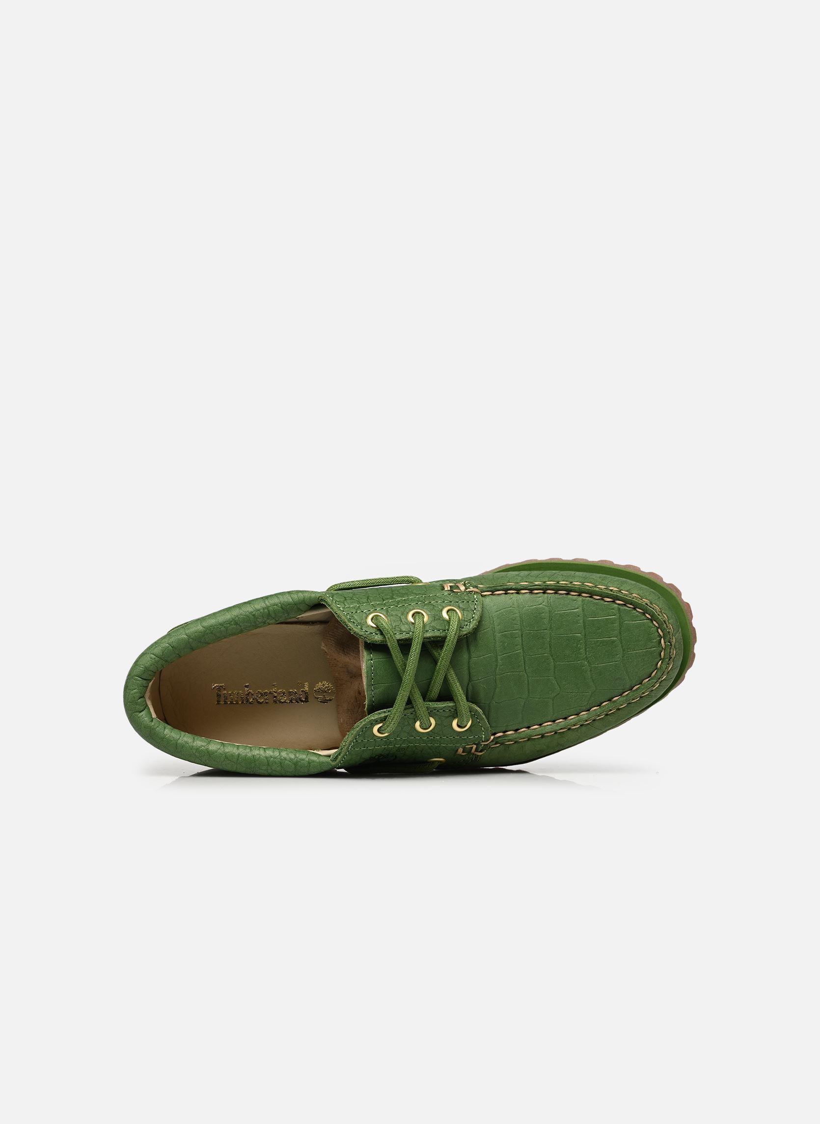 Bootschoenen AUTHENTIC BOAT SHOE W dames groen Timberland Bootschoenen AUTHENTIC BOAT SHOE W dames groen MEDIUM GREEN FULL GRAIN