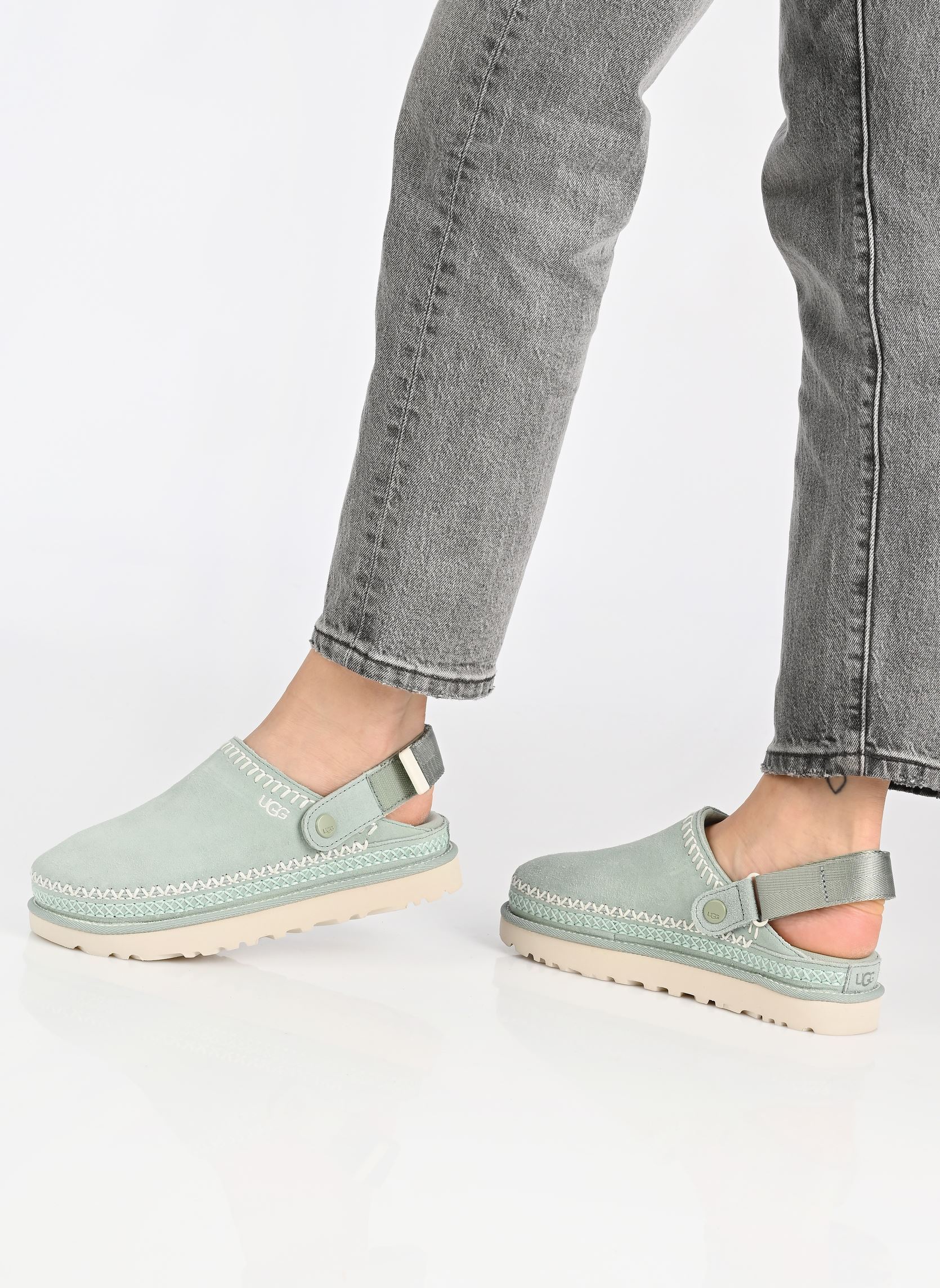 Pantoletten und Clogs W Goldenstar Meadow Accent Clog damen grün UGG Pantoletten und Clogs W Goldenstar Meadow Accent Clog damen grün ARTICHOKE