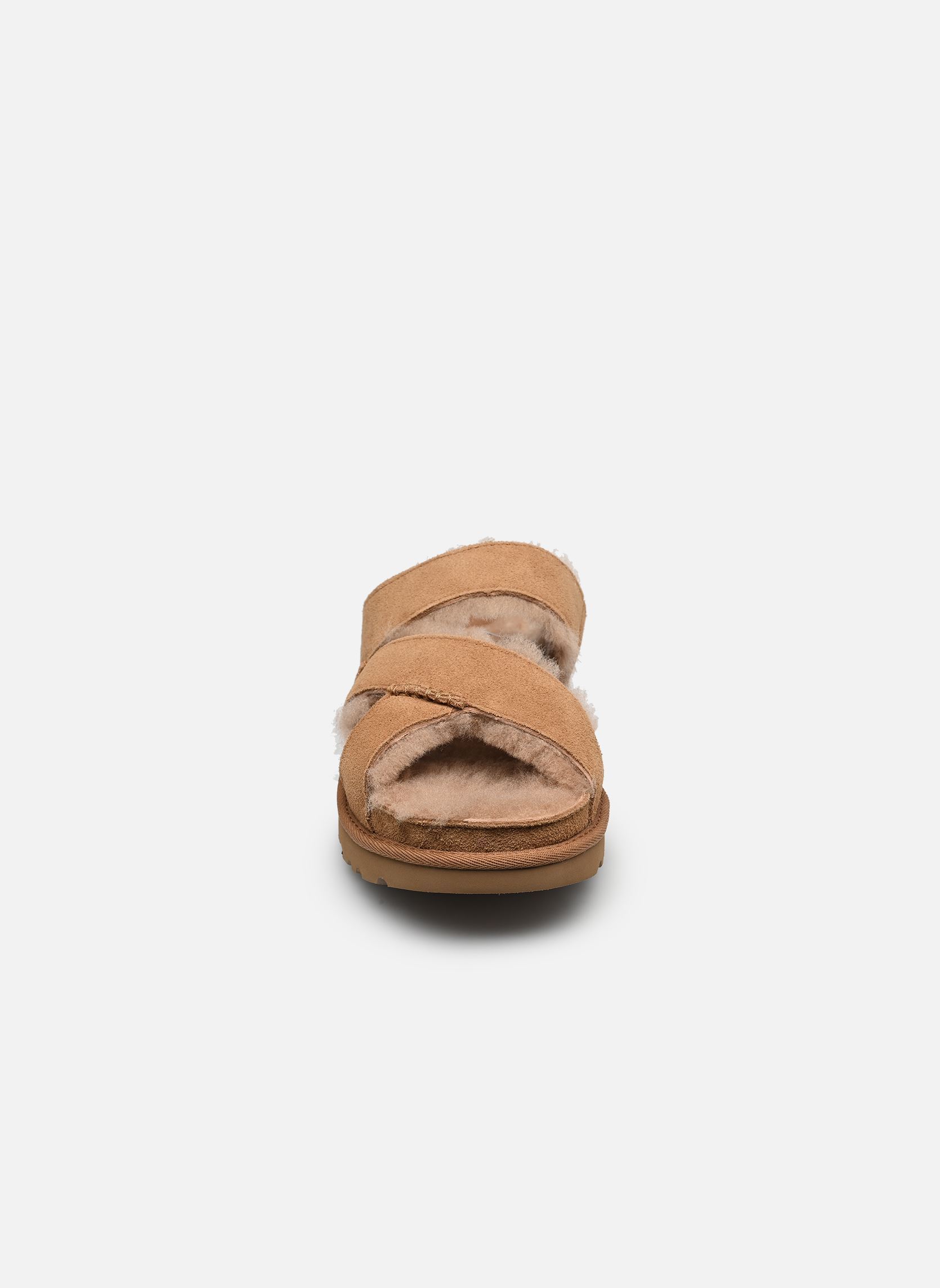 Mules W Greenport Cross Strap Slide femme marron UGG Mules W Greenport Cross Strap Slide femme marron CHESTNUT