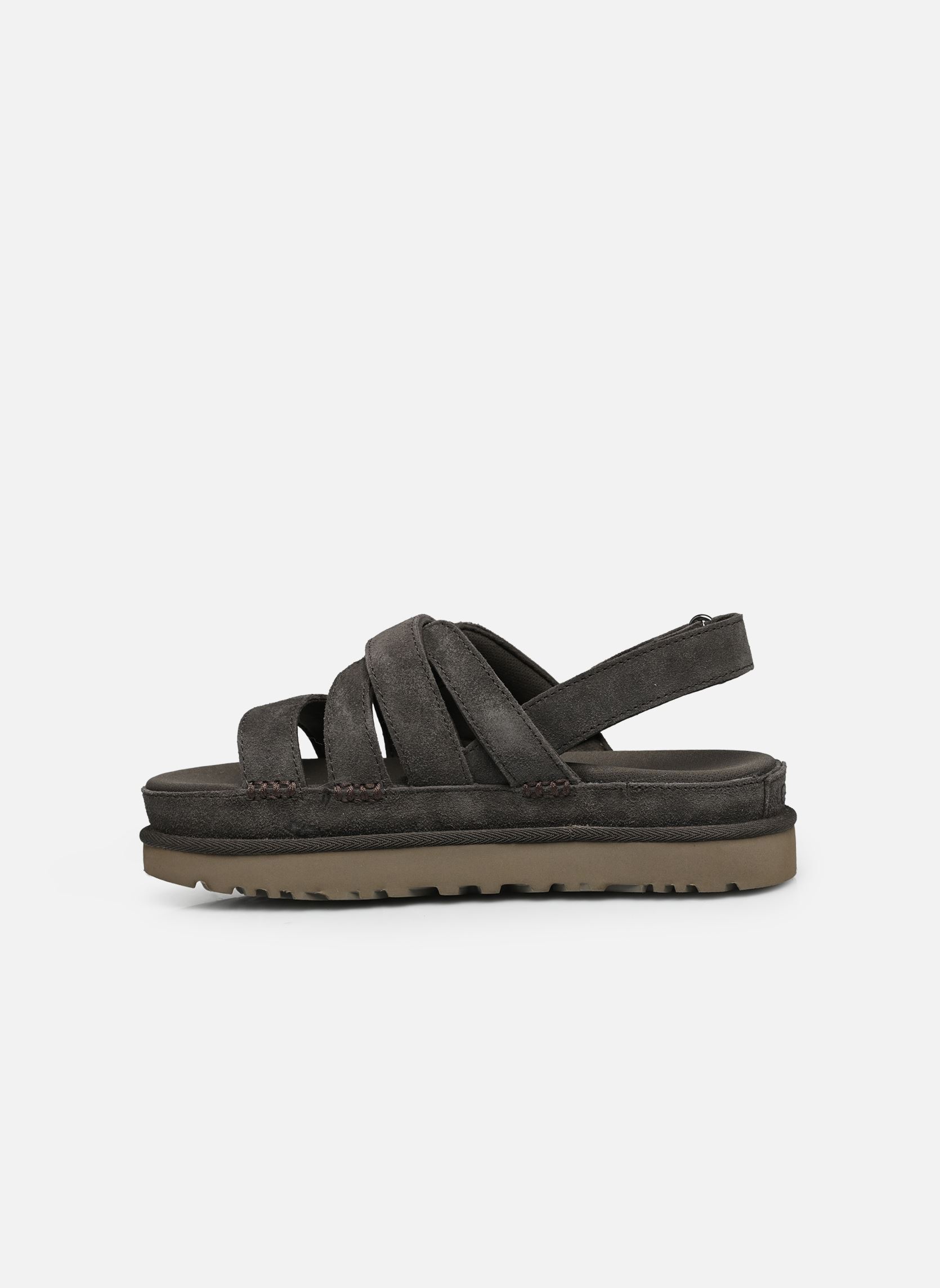 Sandales compensées et plateformes W Goldenstar Gleam femme marron UGG Sandales compensées et plateformes W Goldenstar Gleam femme marron DENSE SMOKE