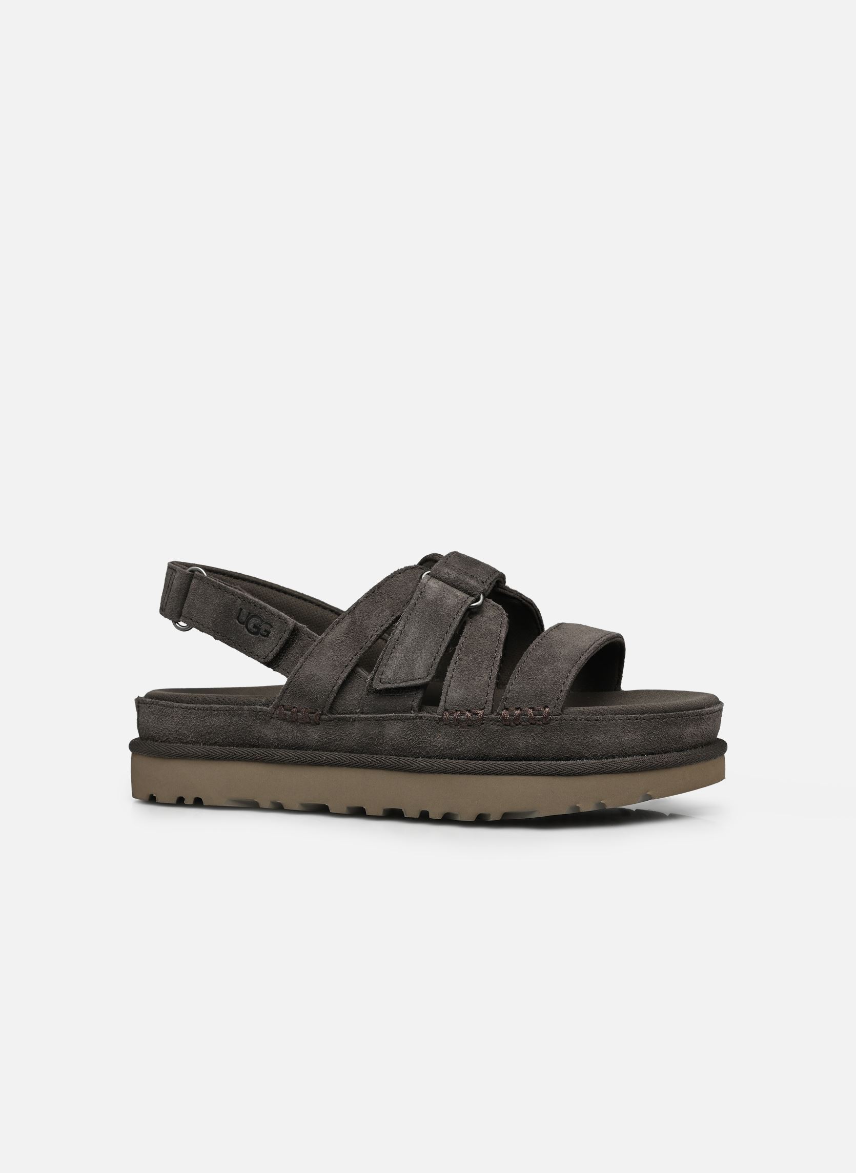 Sandales compensées et plateformes W Goldenstar Gleam femme marron UGG Sandales compensées et plateformes W Goldenstar Gleam femme marron DENSE SMOKE
