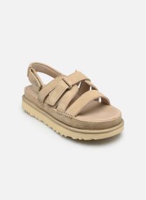 Sandalias y plataformas de cuña W Goldenstar Gleam mujer beige