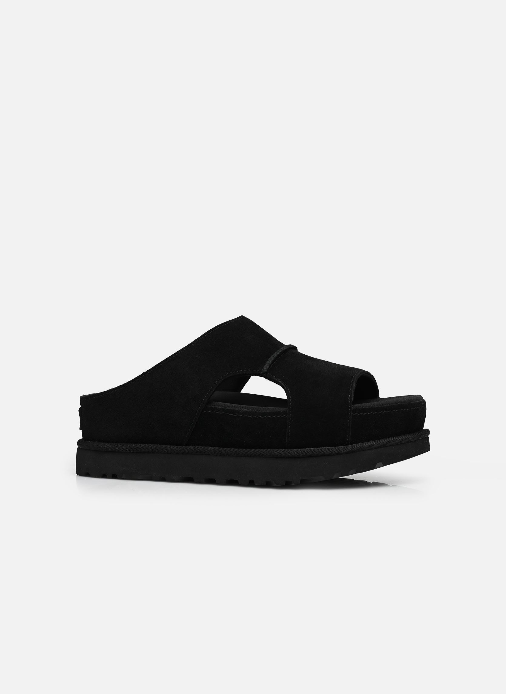 Keil- und Plateausandalen W Goldenstar Hi Cutout Slide damen schwarz UGG Keil- und Plateausandalen W Goldenstar Hi Cutout Slide damen schwarz BLACK