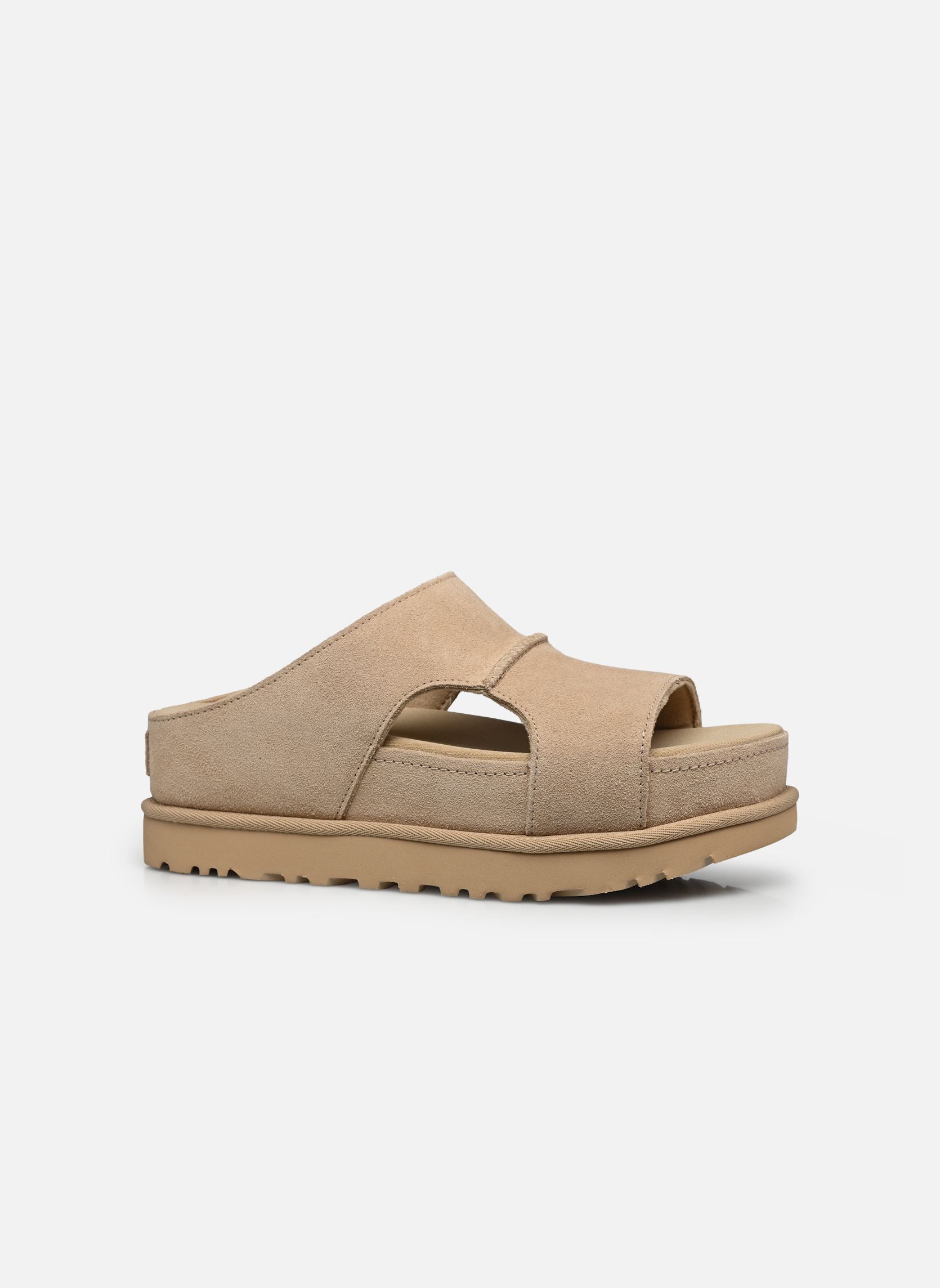 Keil- und Plateausandalen W Goldenstar Hi Cutout Slide damen beige UGG Keil- und Plateausandalen W Goldenstar Hi Cutout Slide damen beige SAND