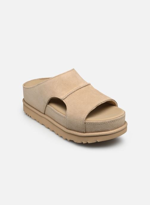 UGG Keil- und Plateausandalen W Goldenstar Hi Cutout Slide damen beige
