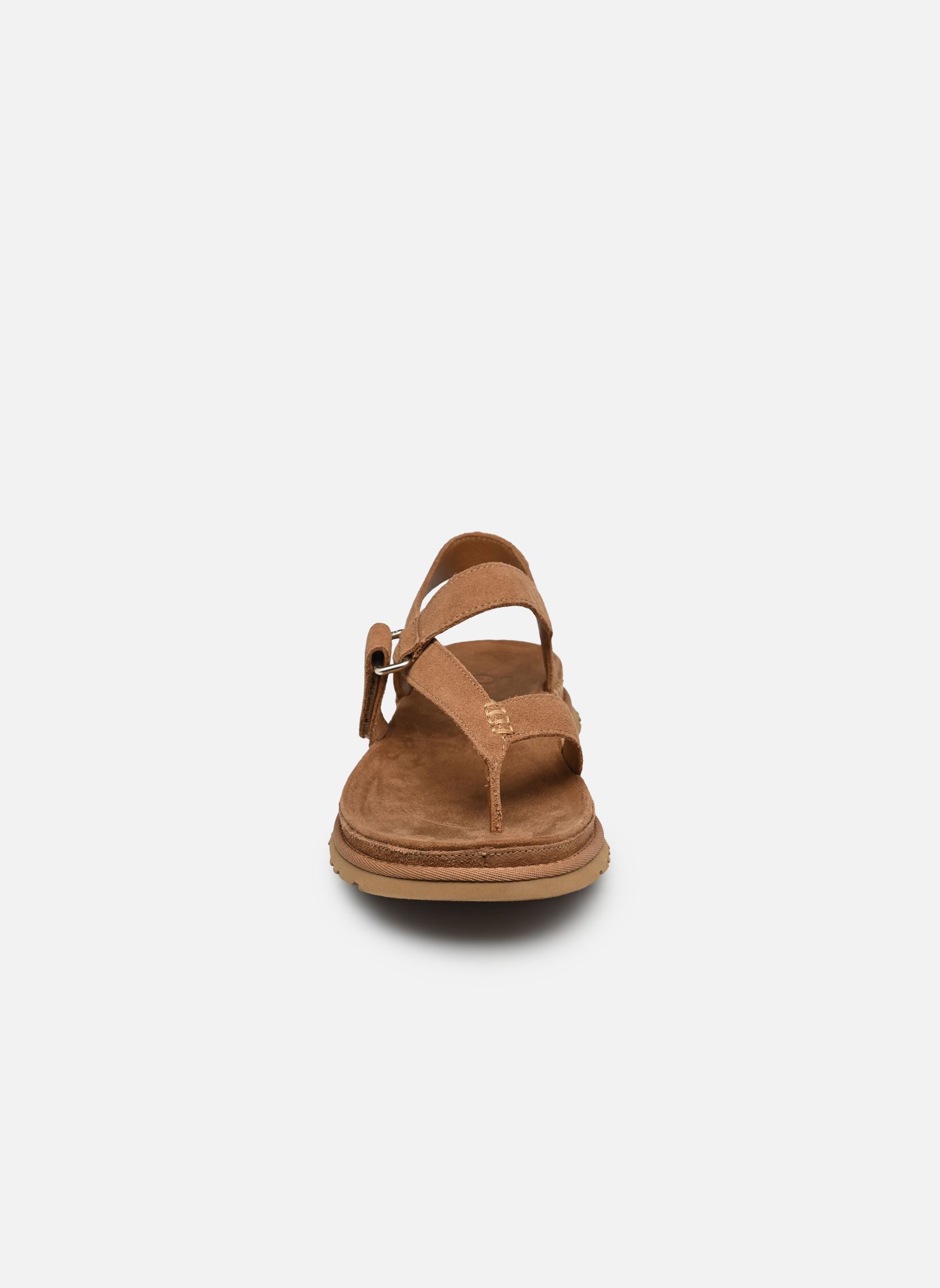 Sandalias y plataformas de cuña W Goldengaze Toe Post mujer marrón UGG Sandalias y plataformas de cuña W Goldengaze Toe Post mujer marrón CHESTNUT