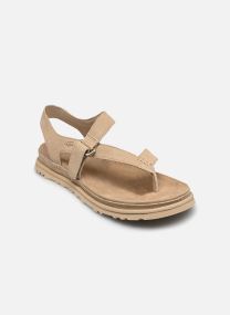 Sandalias y plataformas de cuña W Goldengaze Toe Post mujer marrón