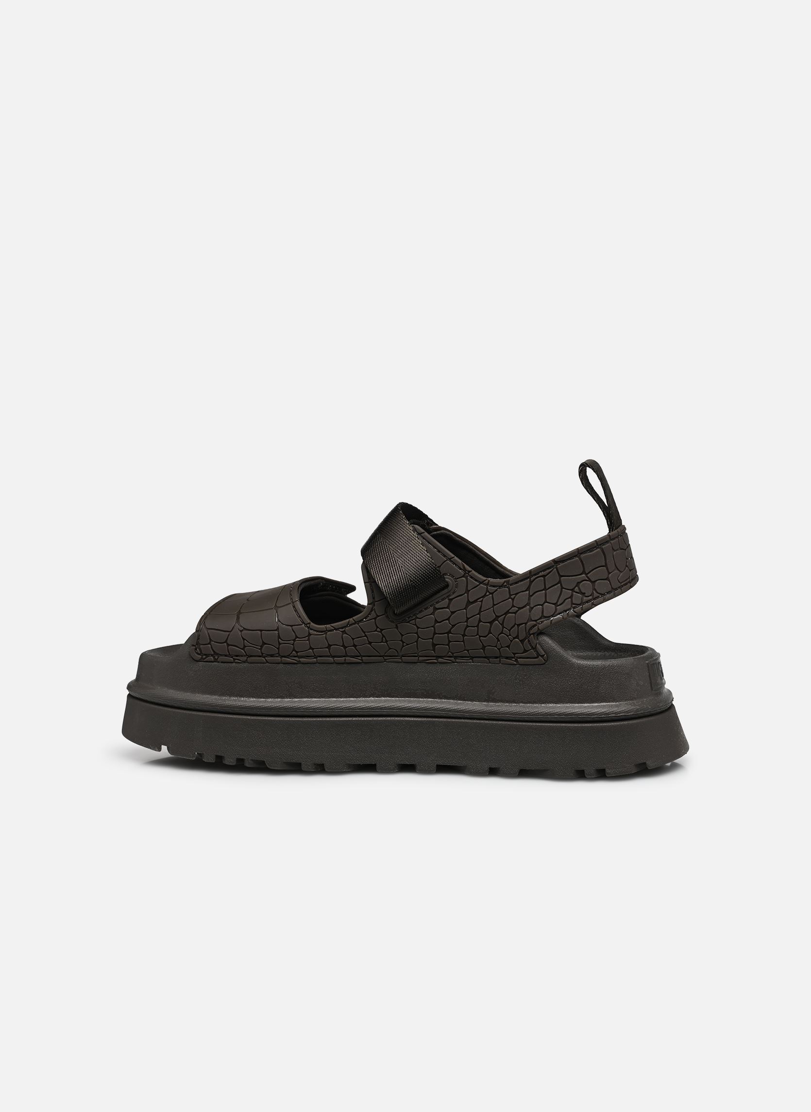 Sandalias y plataformas de cuña W Goldenglow Embossed mujer marrón UGG Sandalias y plataformas de cuña W Goldenglow Embossed mujer marrón DENSE SMOKE