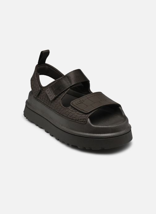 UGG Keil- und Plateausandalen W Goldenglow Embossed damen braun