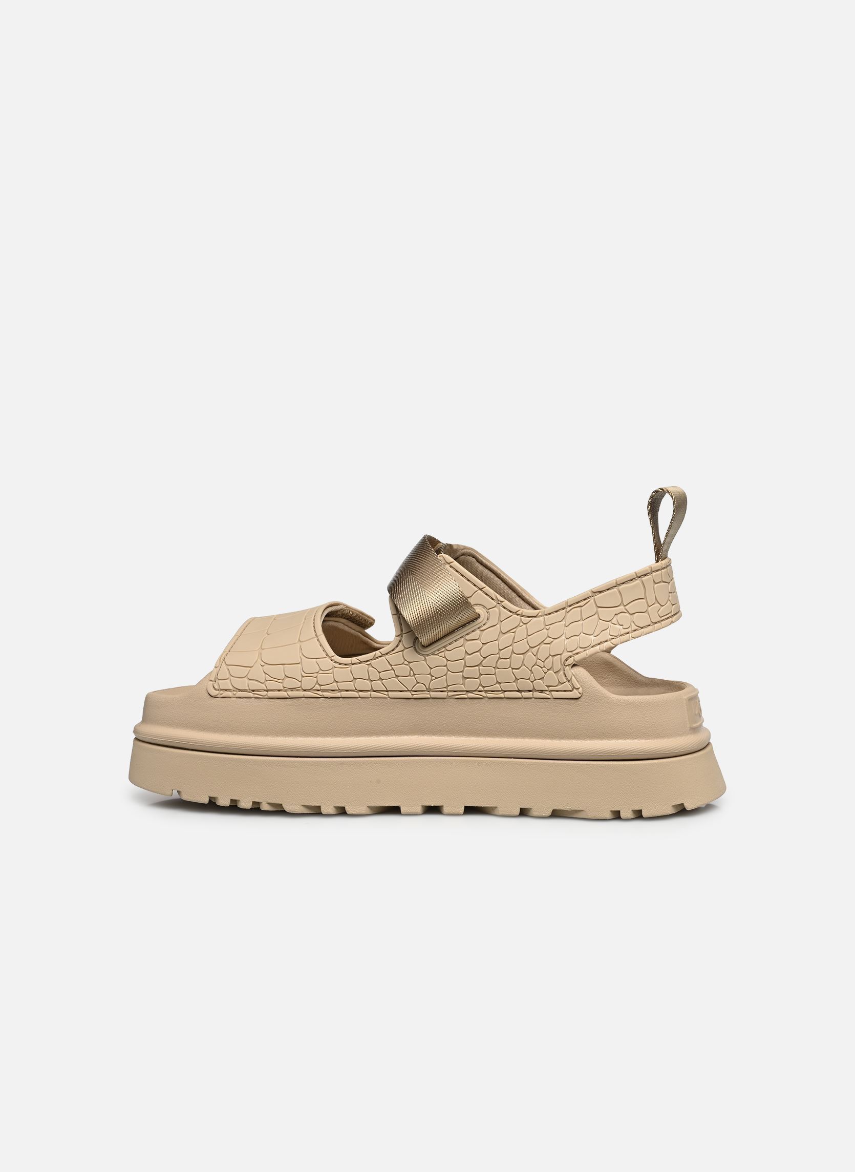 Sandales compensées et plateformes W Goldenglow Embossed femme beige UGG Sandales compensées et plateformes W Goldenglow Embossed femme beige MUSTARD SEED