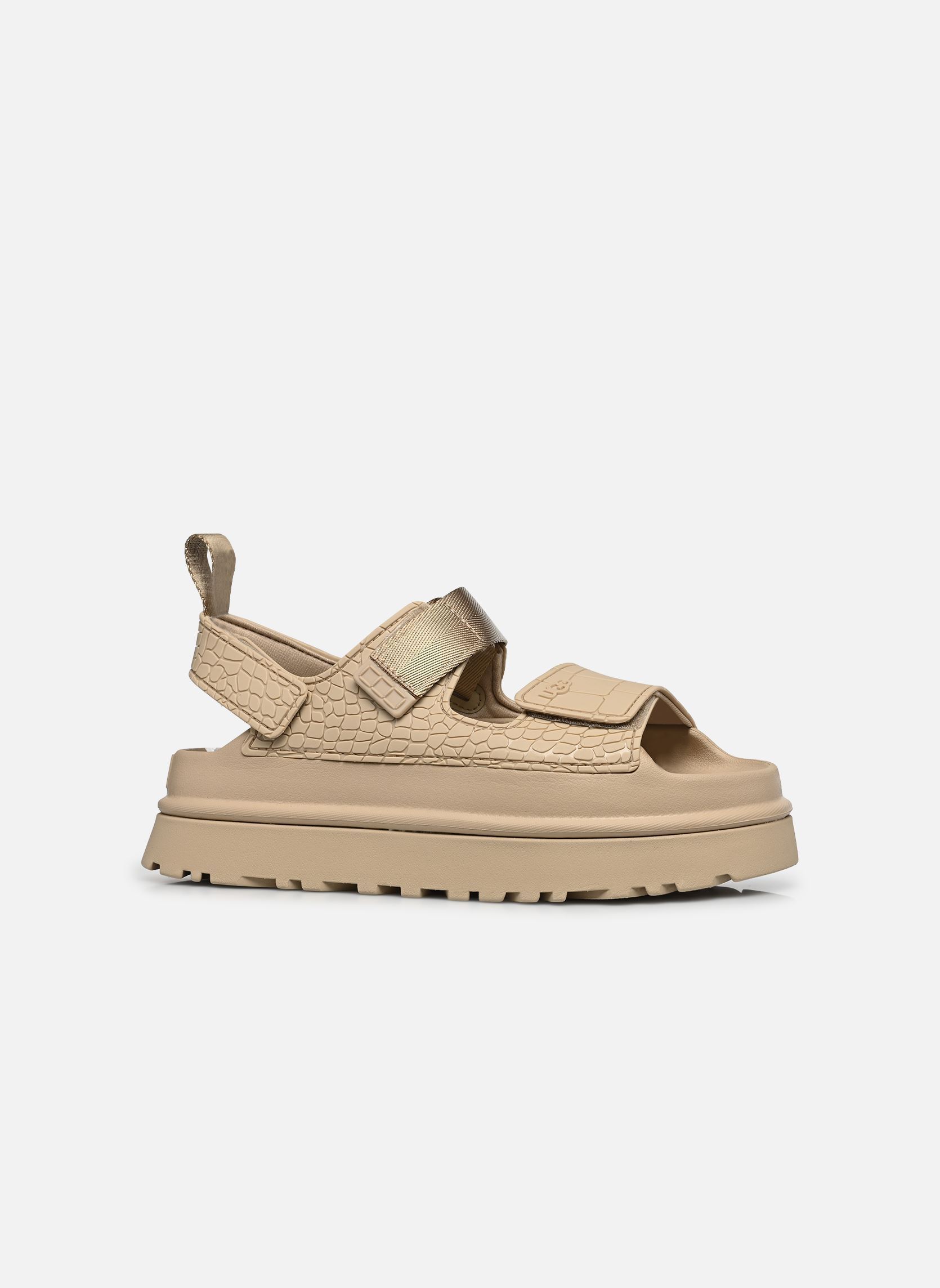 Sandales compensées et plateformes W Goldenglow Embossed femme beige UGG Sandales compensées et plateformes W Goldenglow Embossed femme beige MUSTARD SEED