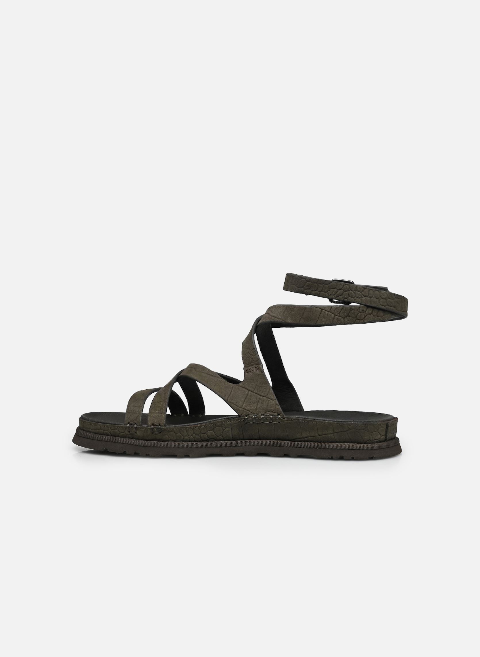 Keil- und Plateausandalen W Goldengaze Embossed Ankle Wrap damen grün UGG Keil- und Plateausandalen W Goldengaze Embossed Ankle Wrap damen grün DENSE SMOKE