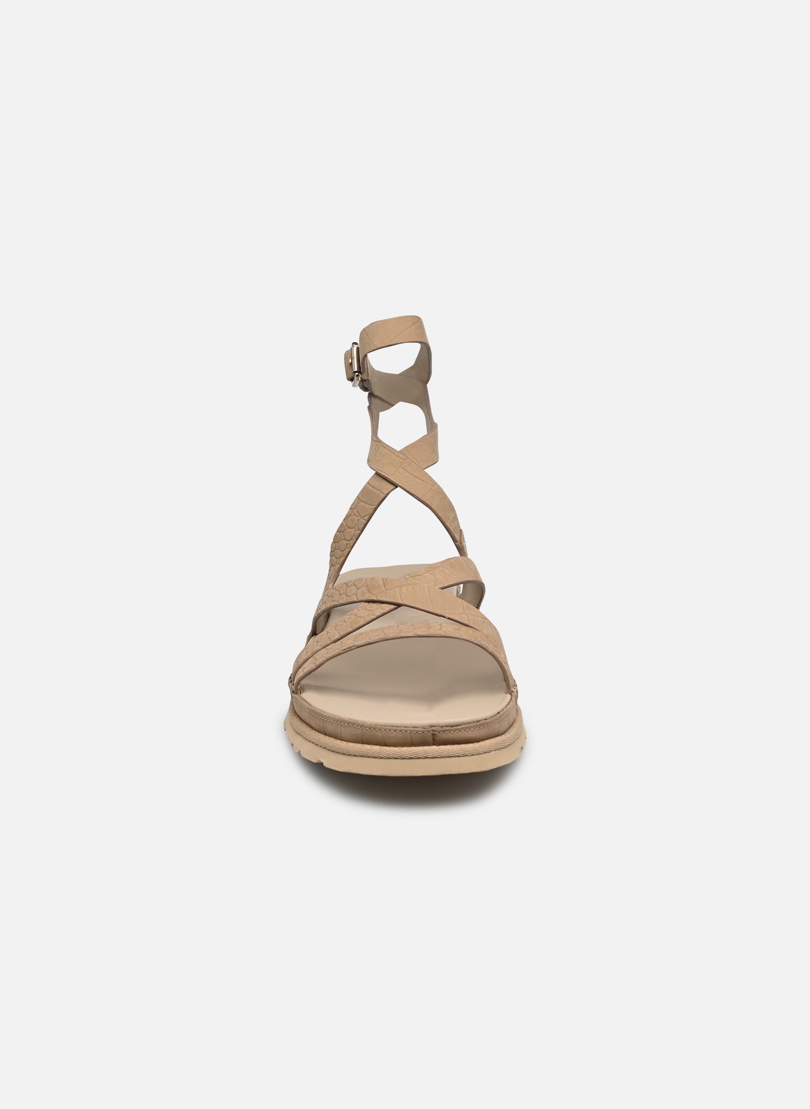 Keil- und Plateausandalen W Goldengaze Embossed Ankle Wrap damen beige UGG Keil- und Plateausandalen W Goldengaze Embossed Ankle Wrap damen beige MUSTARD SEED